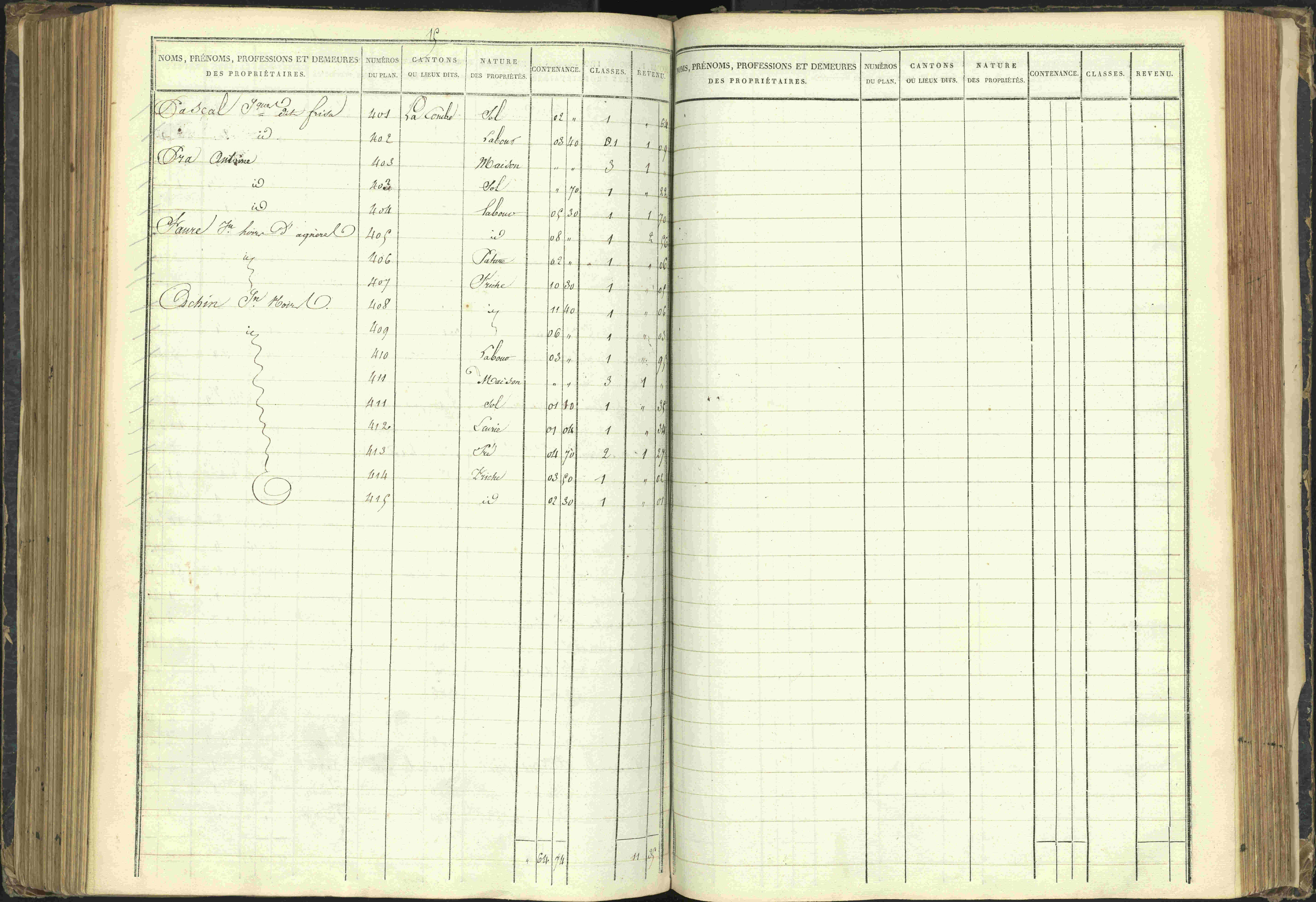 Agnières-en-Dévoluy - 3 P 108/1 - 3 P 108/1 - Matrice folios 1-340. 