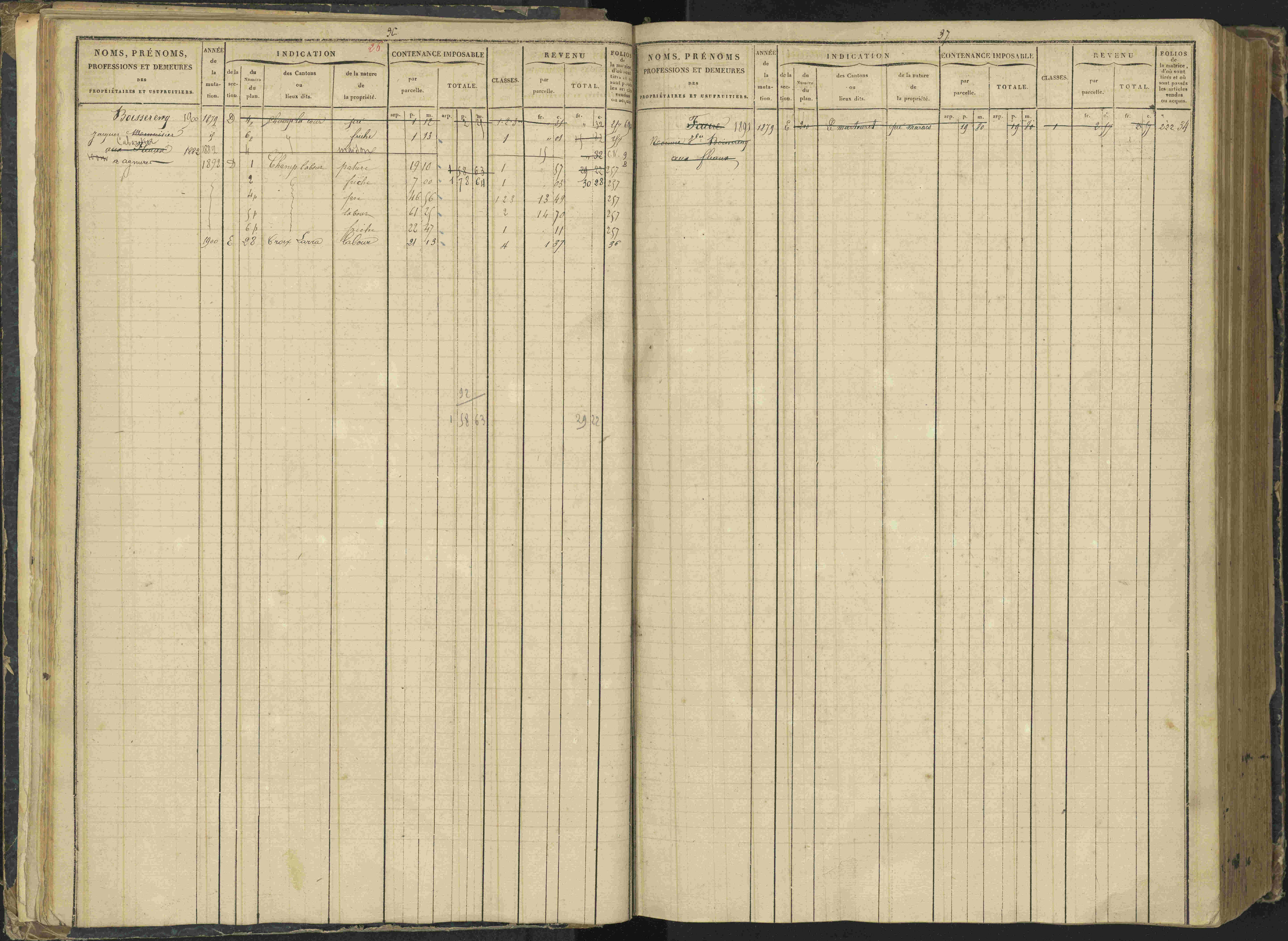 Agnières-en-Dévoluy - 3 P 108/1 - 3 P 108/1 - Matrice folios 1-340. 