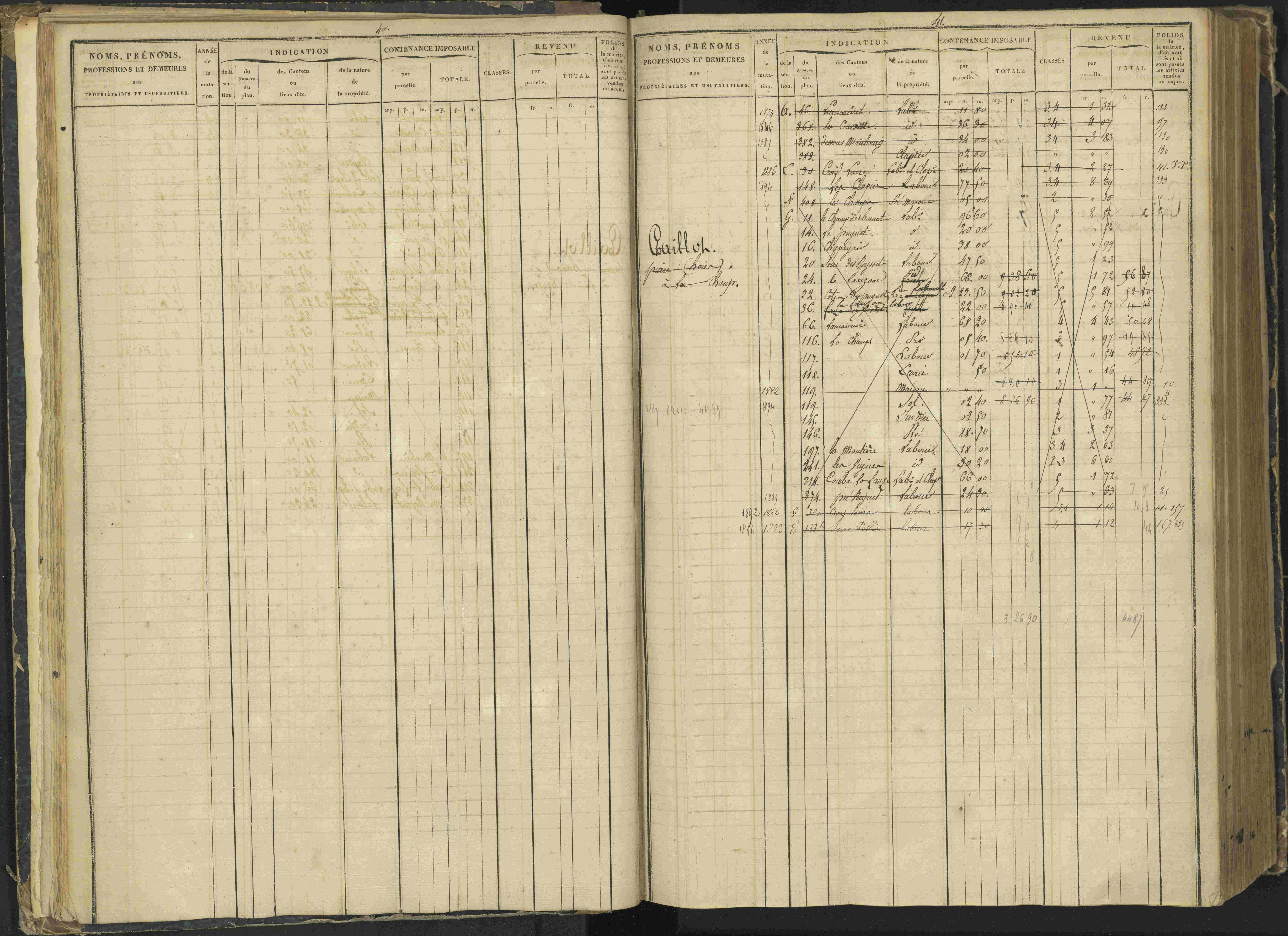 Agnières-en-Dévoluy - 3 P 108/1 - 3 P 108/1 - Matrice folios 1-340. 