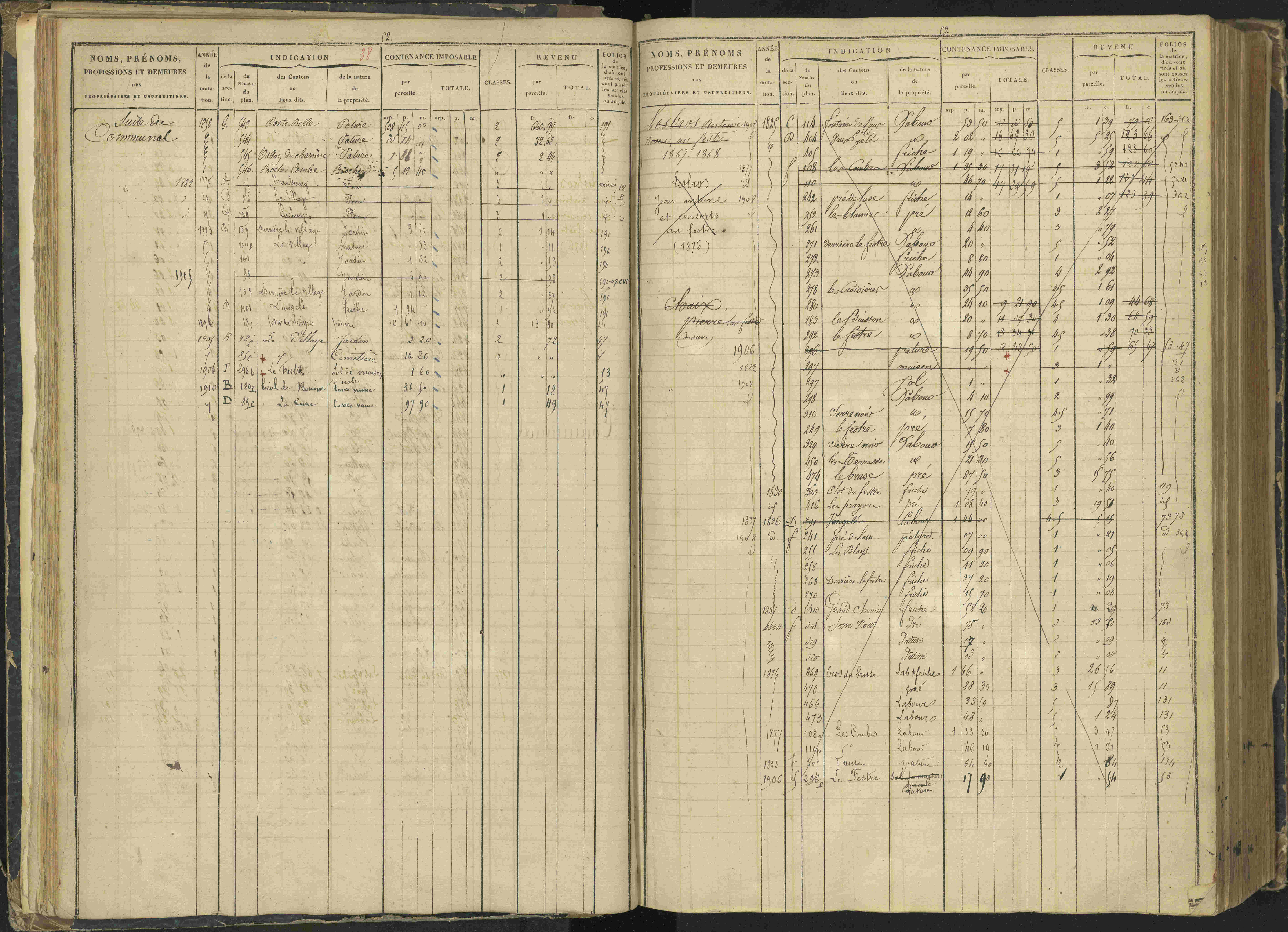 Agnières-en-Dévoluy - 3 P 108/1 - 3 P 108/1 - Matrice folios 1-340. 
