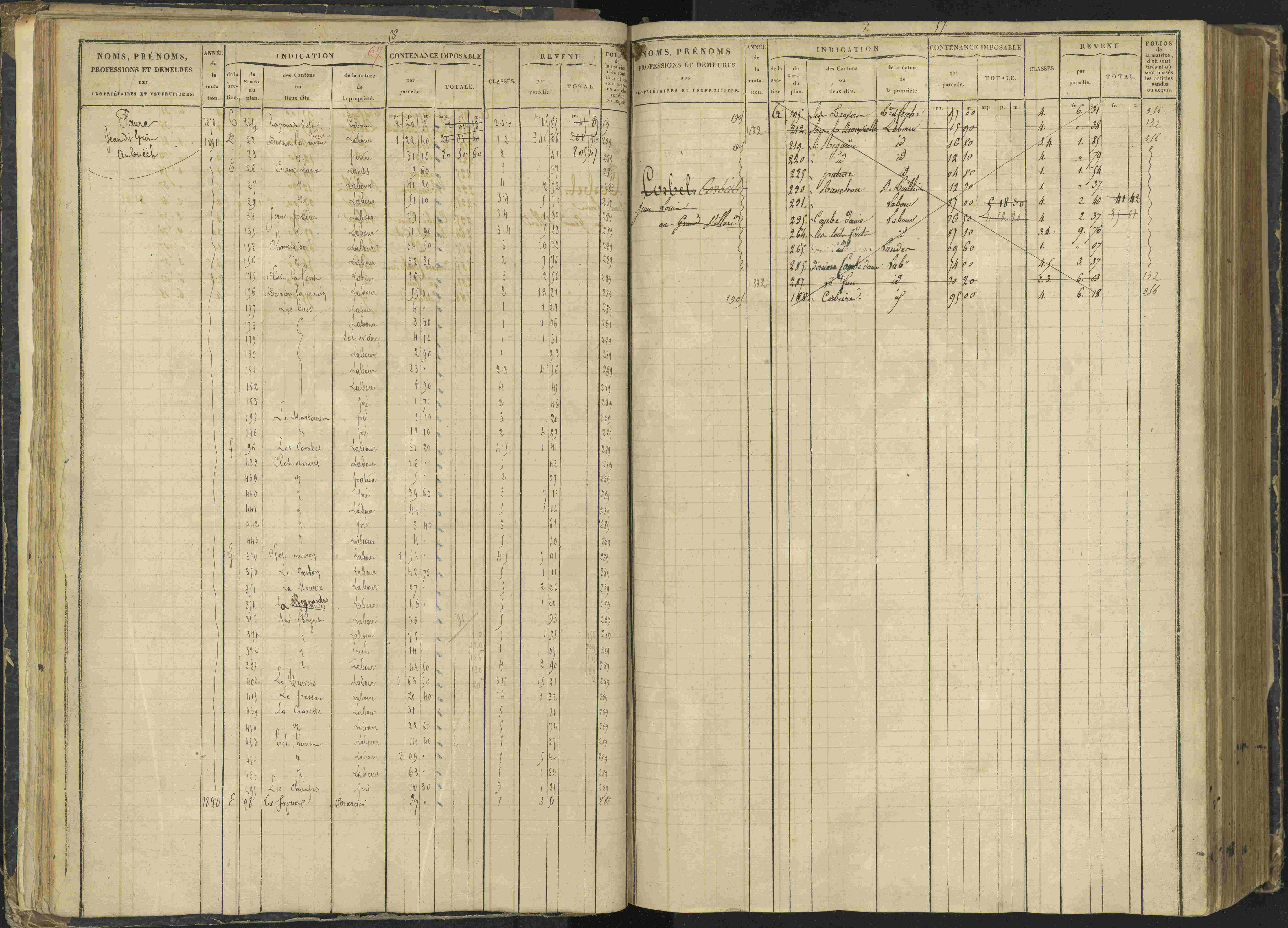 Agnières-en-Dévoluy - 3 P 108/1 - 3 P 108/1 - Matrice folios 1-340. 