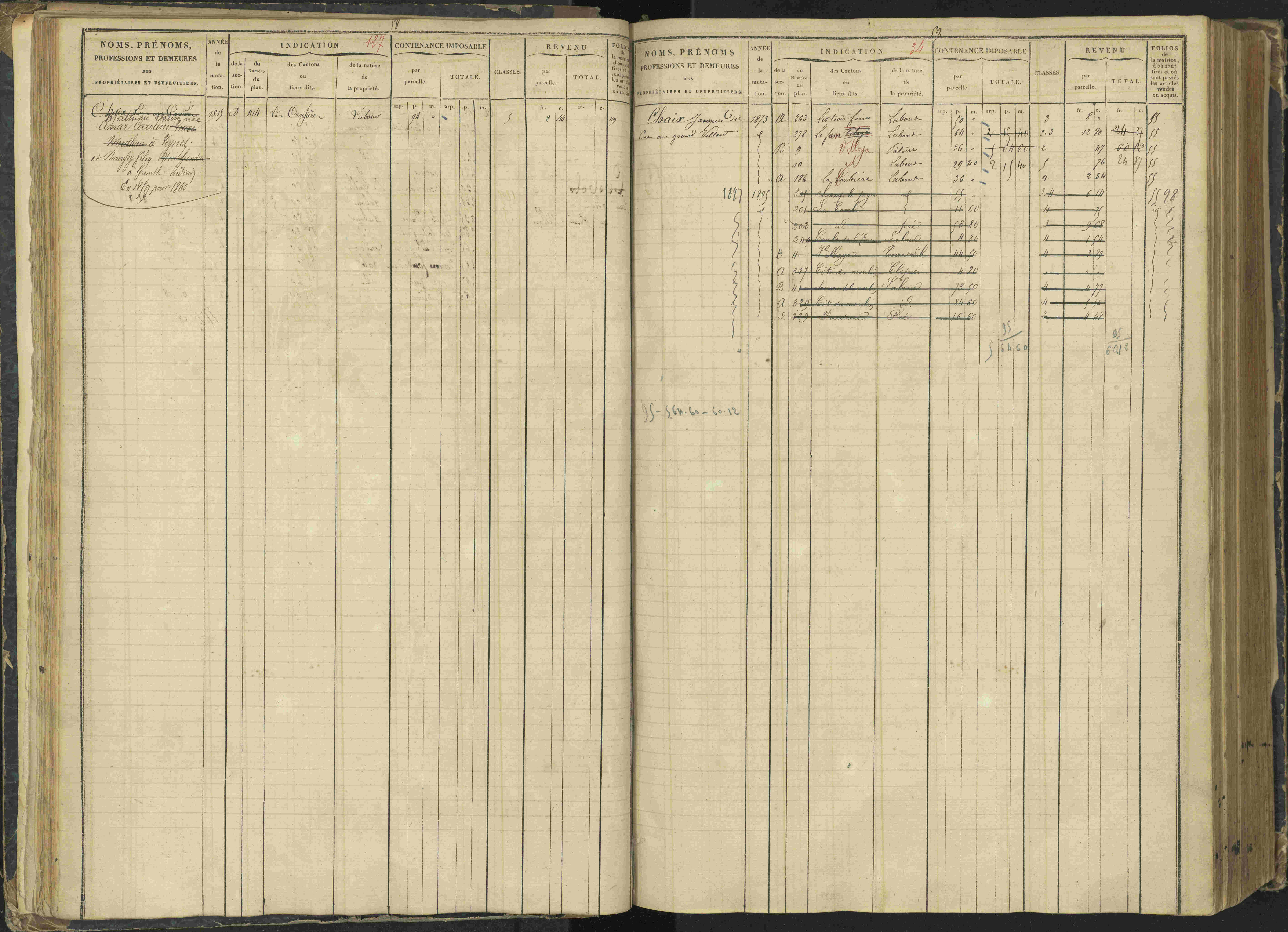 Agnières-en-Dévoluy - 3 P 108/1 - 3 P 108/1 - Matrice folios 1-340. 