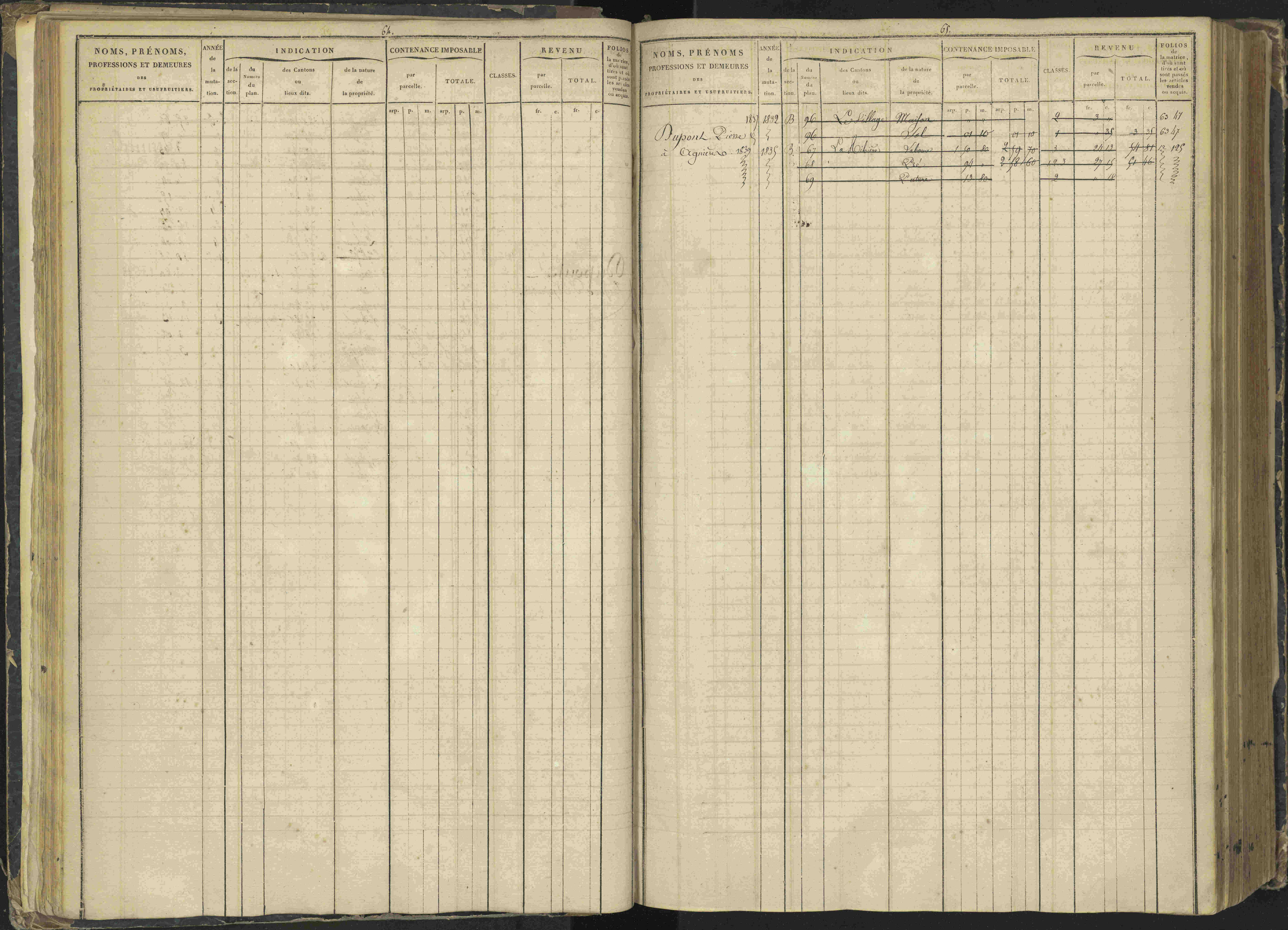Agnières-en-Dévoluy - 3 P 108/1 - 3 P 108/1 - Matrice folios 1-340. 