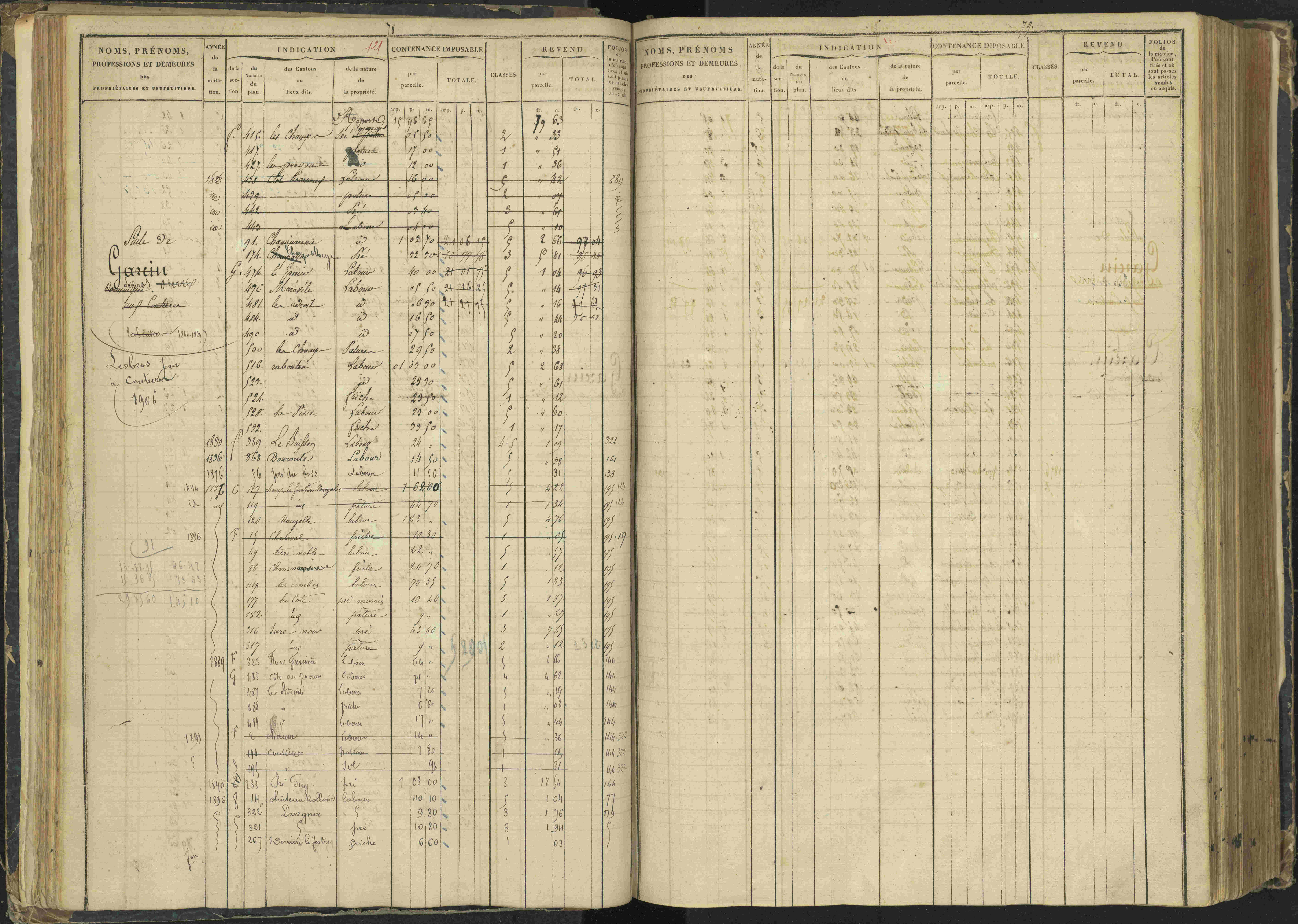 Agnières-en-Dévoluy - 3 P 108/1 - 3 P 108/1 - Matrice folios 1-340. 