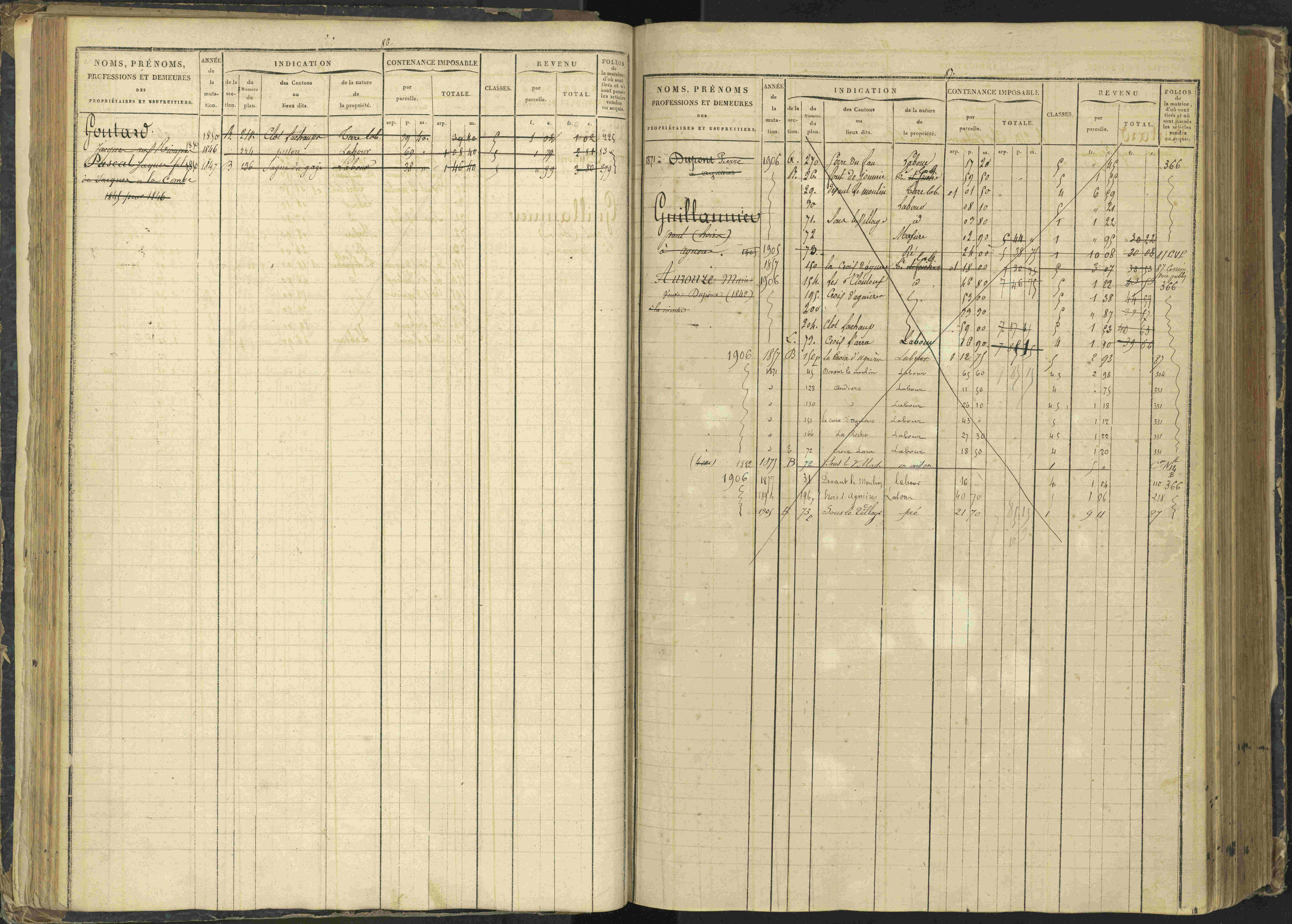 Agnières-en-Dévoluy - 3 P 108/1 - 3 P 108/1 - Matrice folios 1-340. 