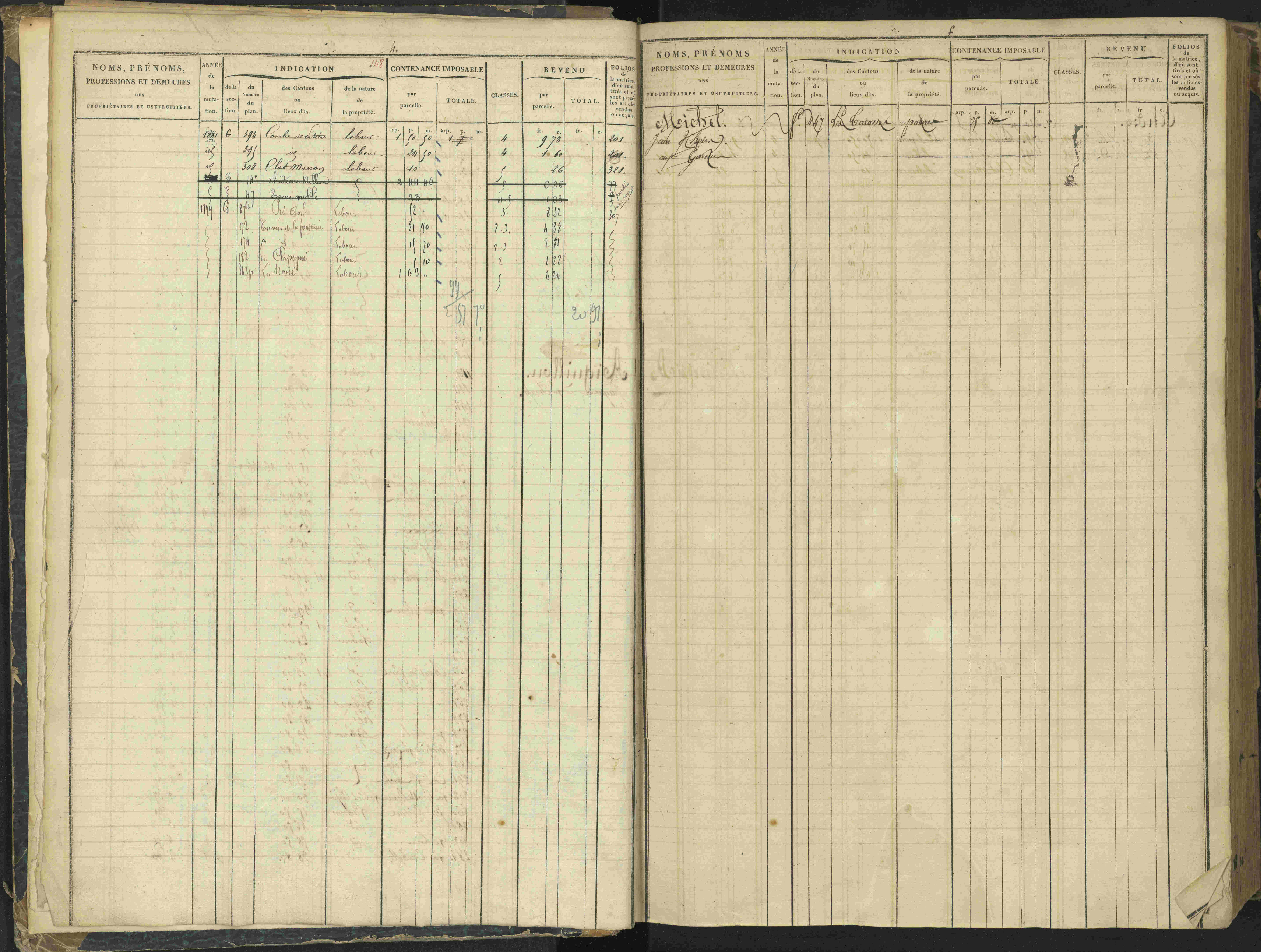 Agnières-en-Dévoluy - 3 P 108/1 - 3 P 108/1 - Matrice folios 1-340. 