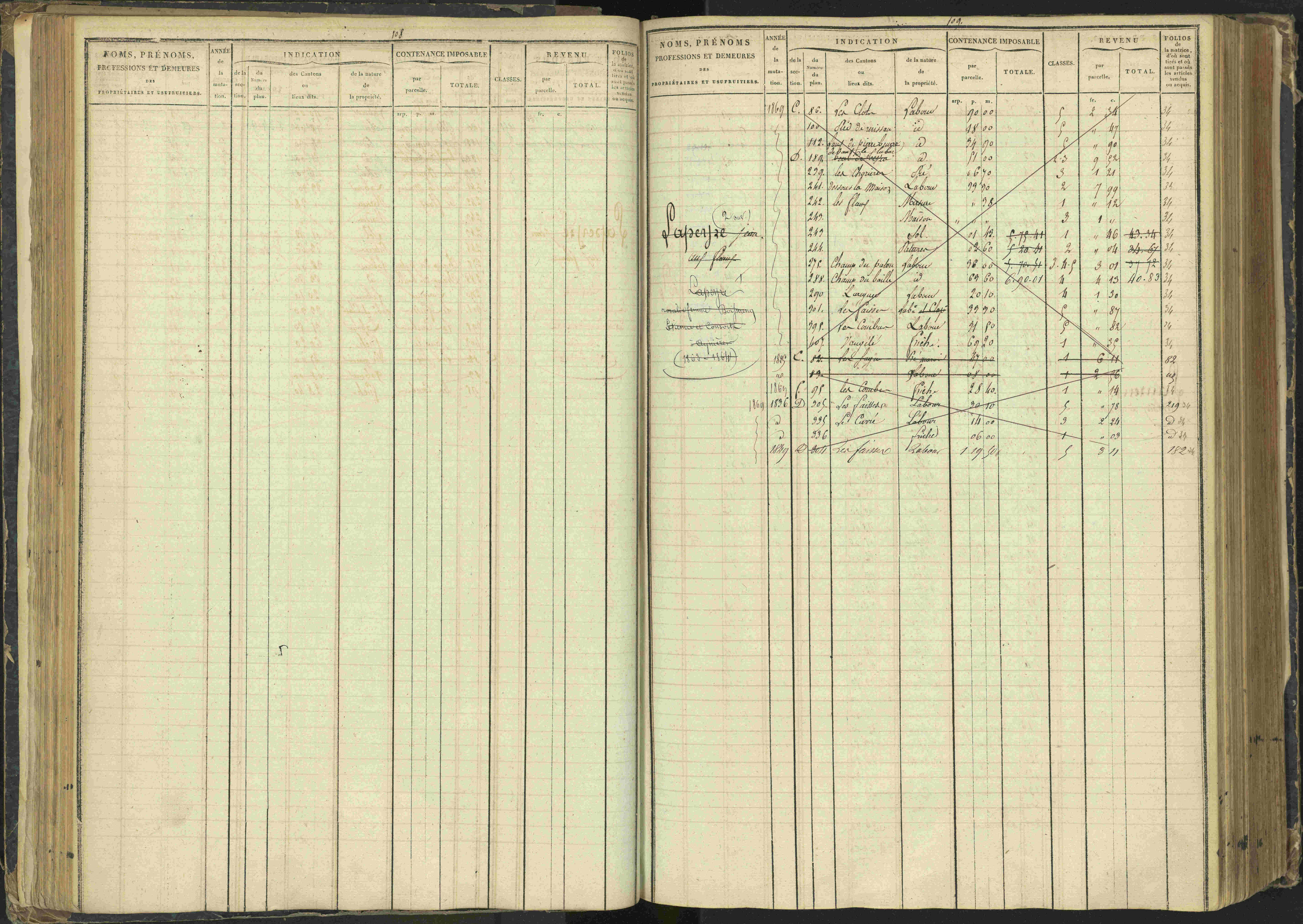 Agnières-en-Dévoluy - 3 P 108/1 - 3 P 108/1 - Matrice folios 1-340. 