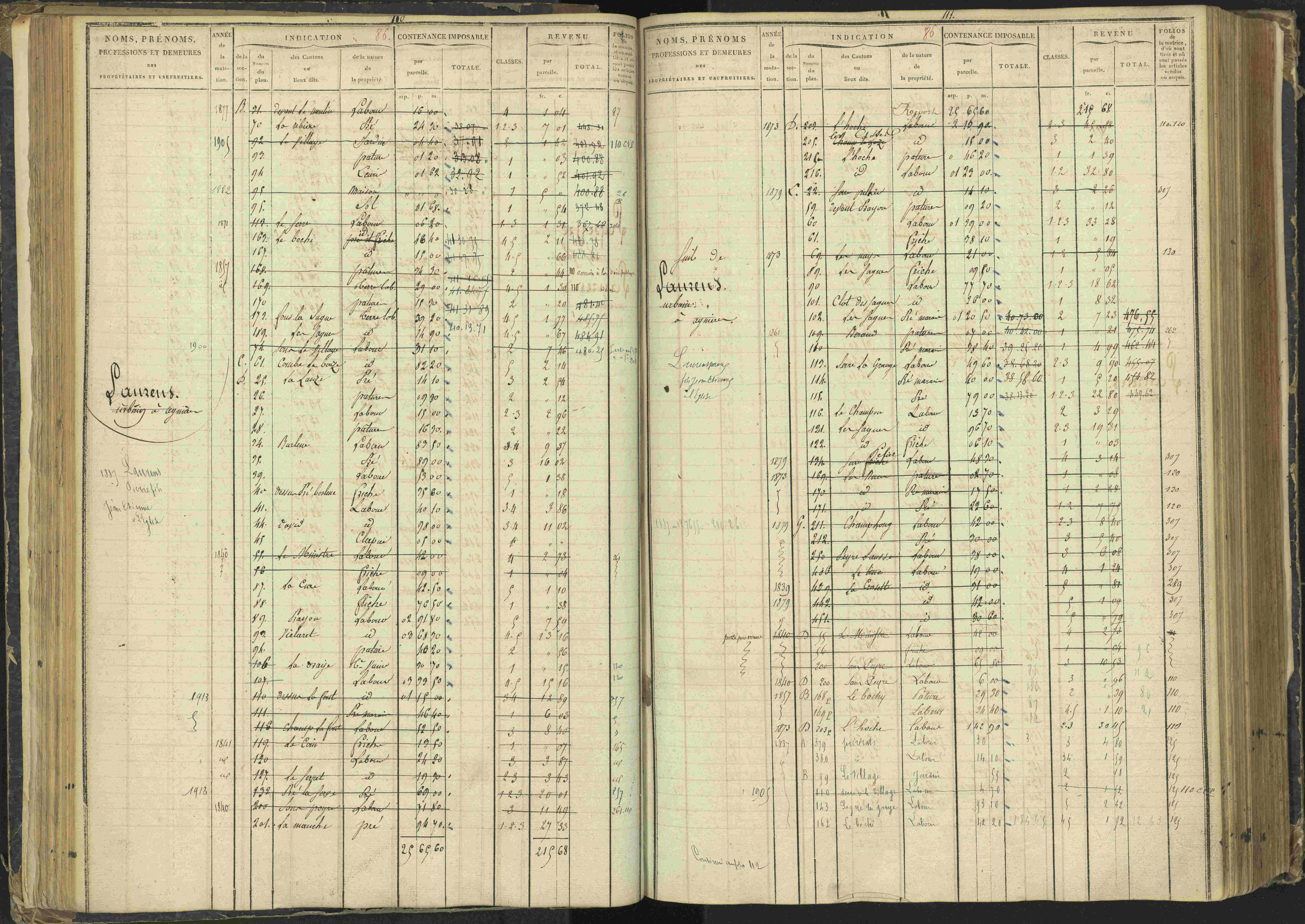 Agnières-en-Dévoluy - 3 P 108/1 - 3 P 108/1 - Matrice folios 1-340. 