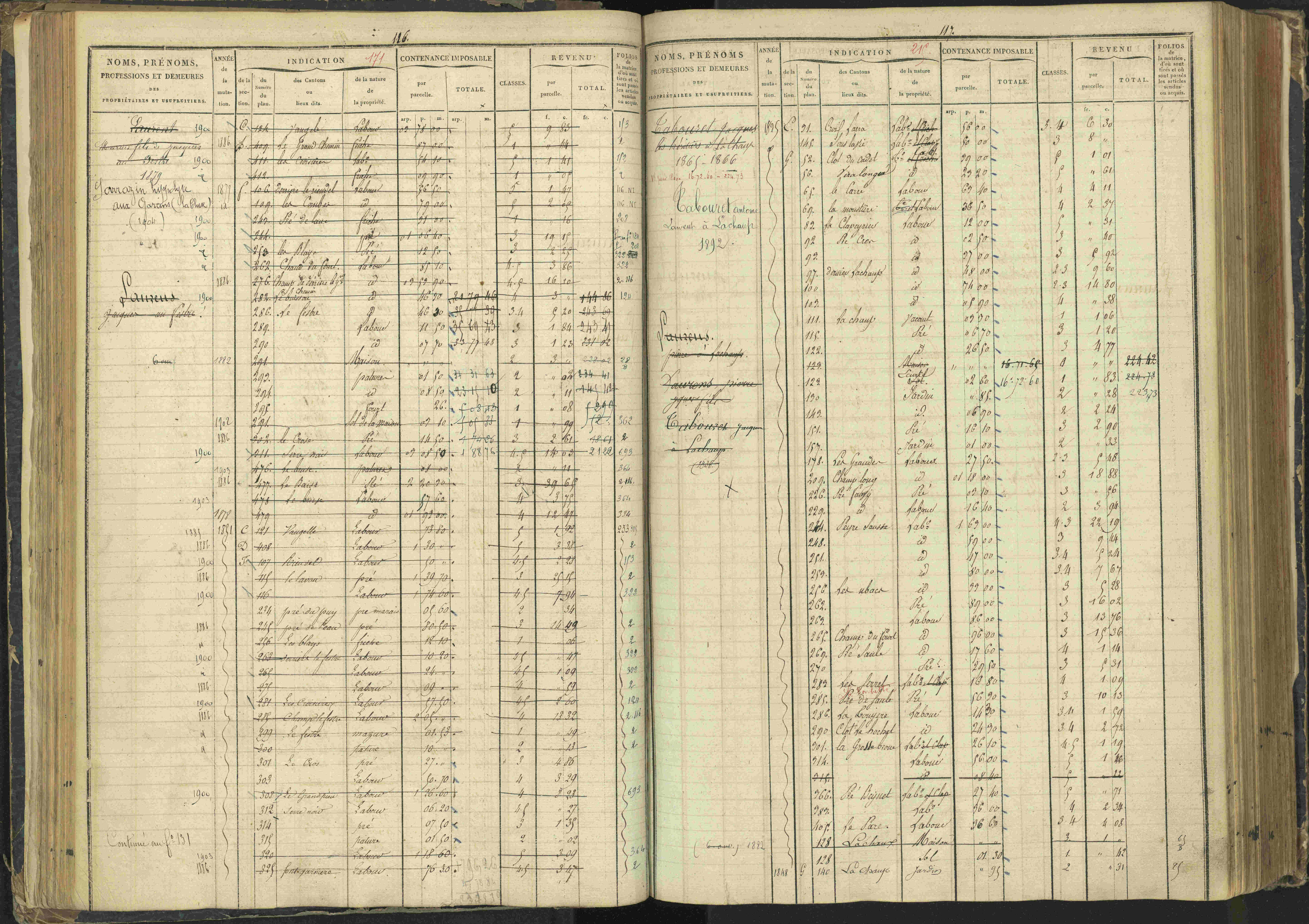 Agnières-en-Dévoluy - 3 P 108/1 - 3 P 108/1 - Matrice folios 1-340. 