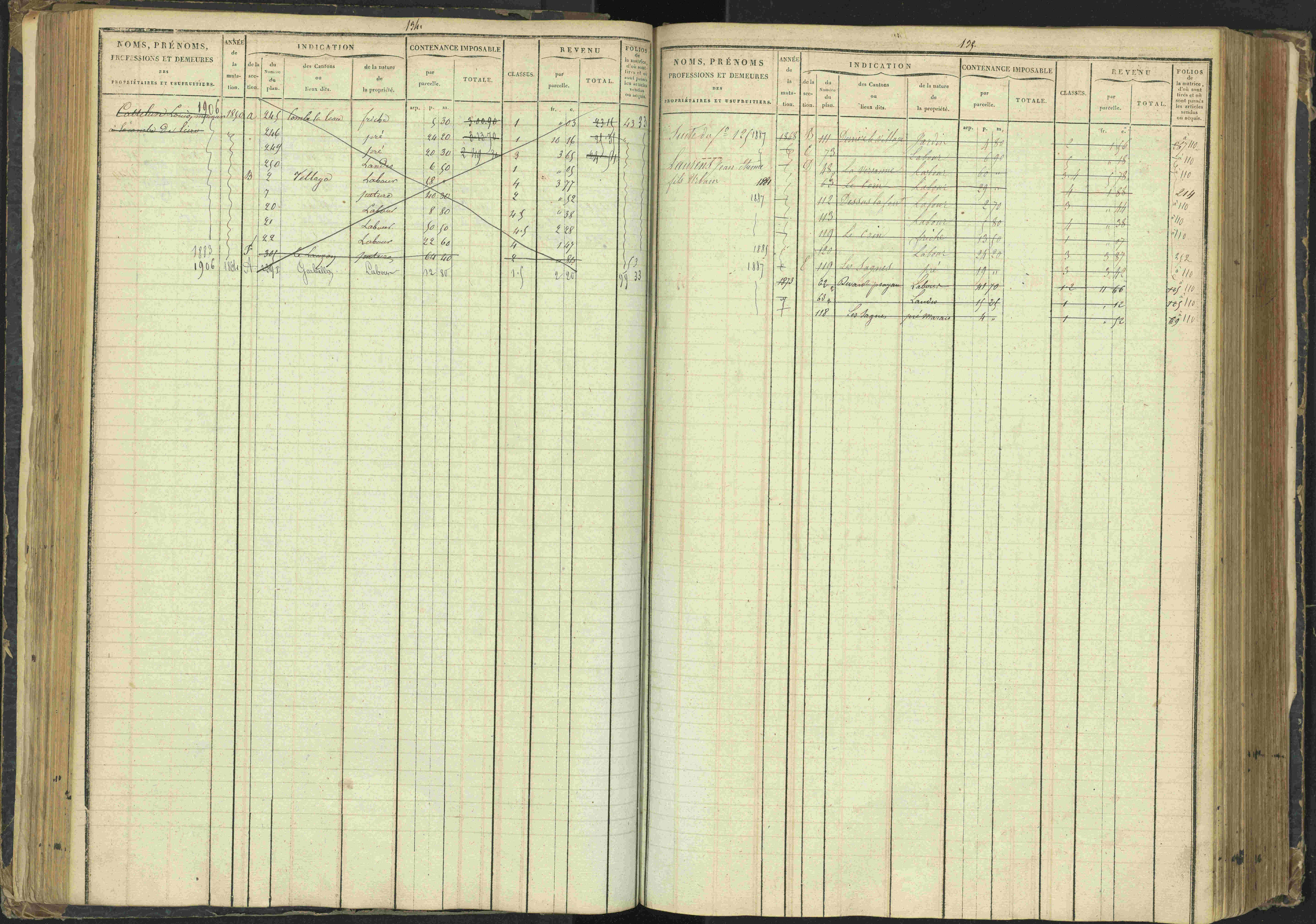 Agnières-en-Dévoluy - 3 P 108/1 - 3 P 108/1 - Matrice folios 1-340. 