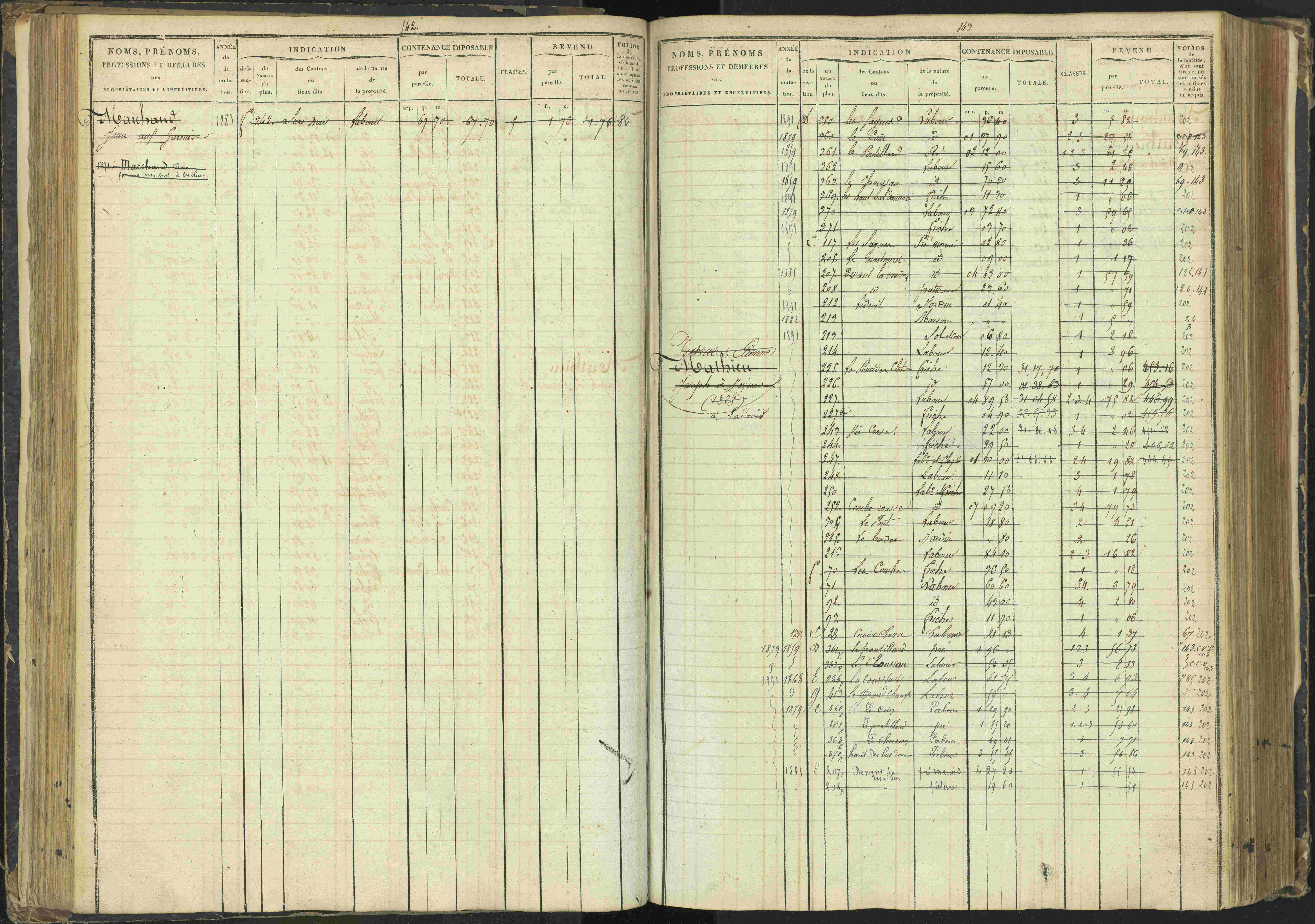 Agnières-en-Dévoluy - 3 P 108/1 - 3 P 108/1 - Matrice folios 1-340. 