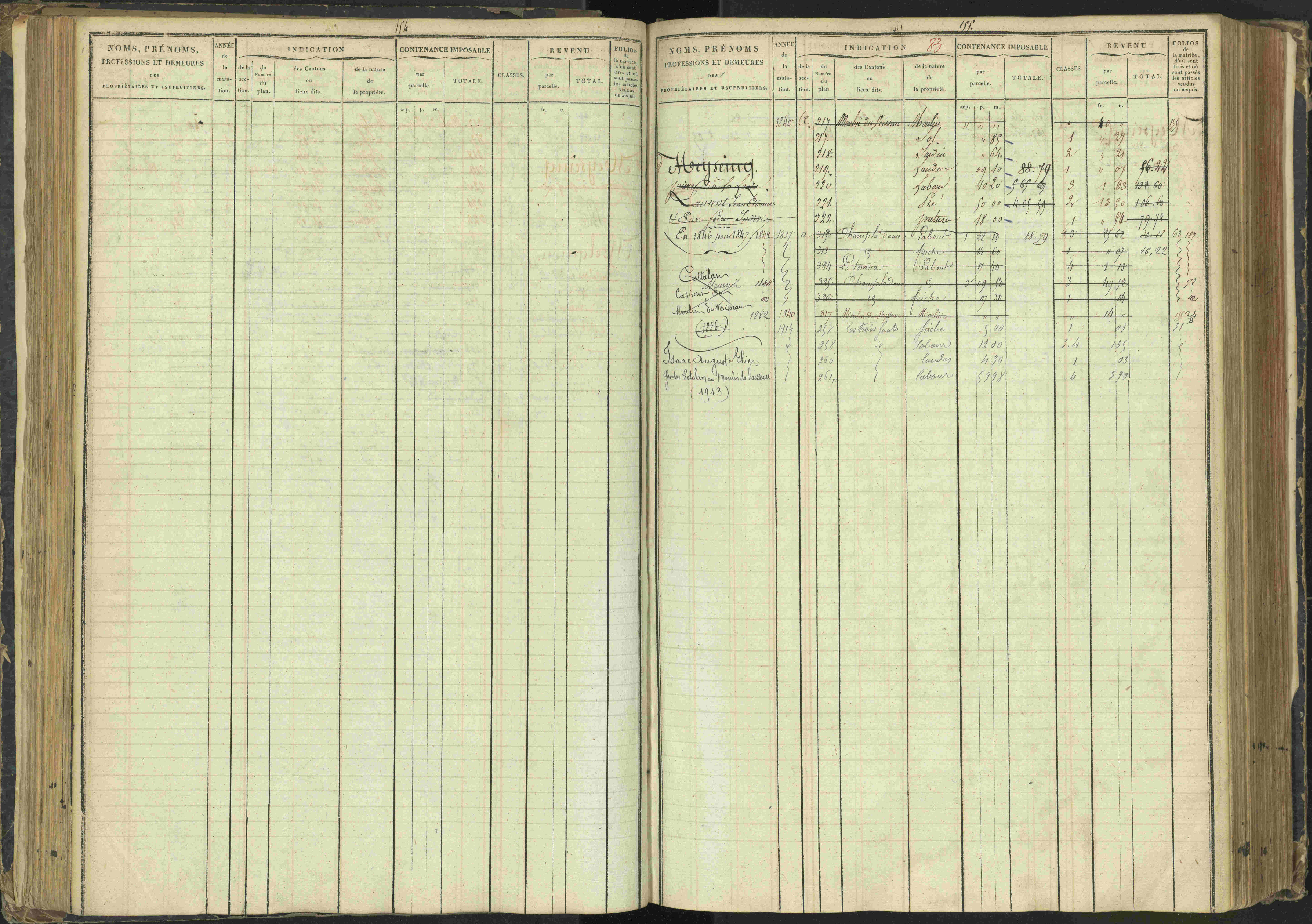 Agnières-en-Dévoluy - 3 P 108/1 - 3 P 108/1 - Matrice folios 1-340. 