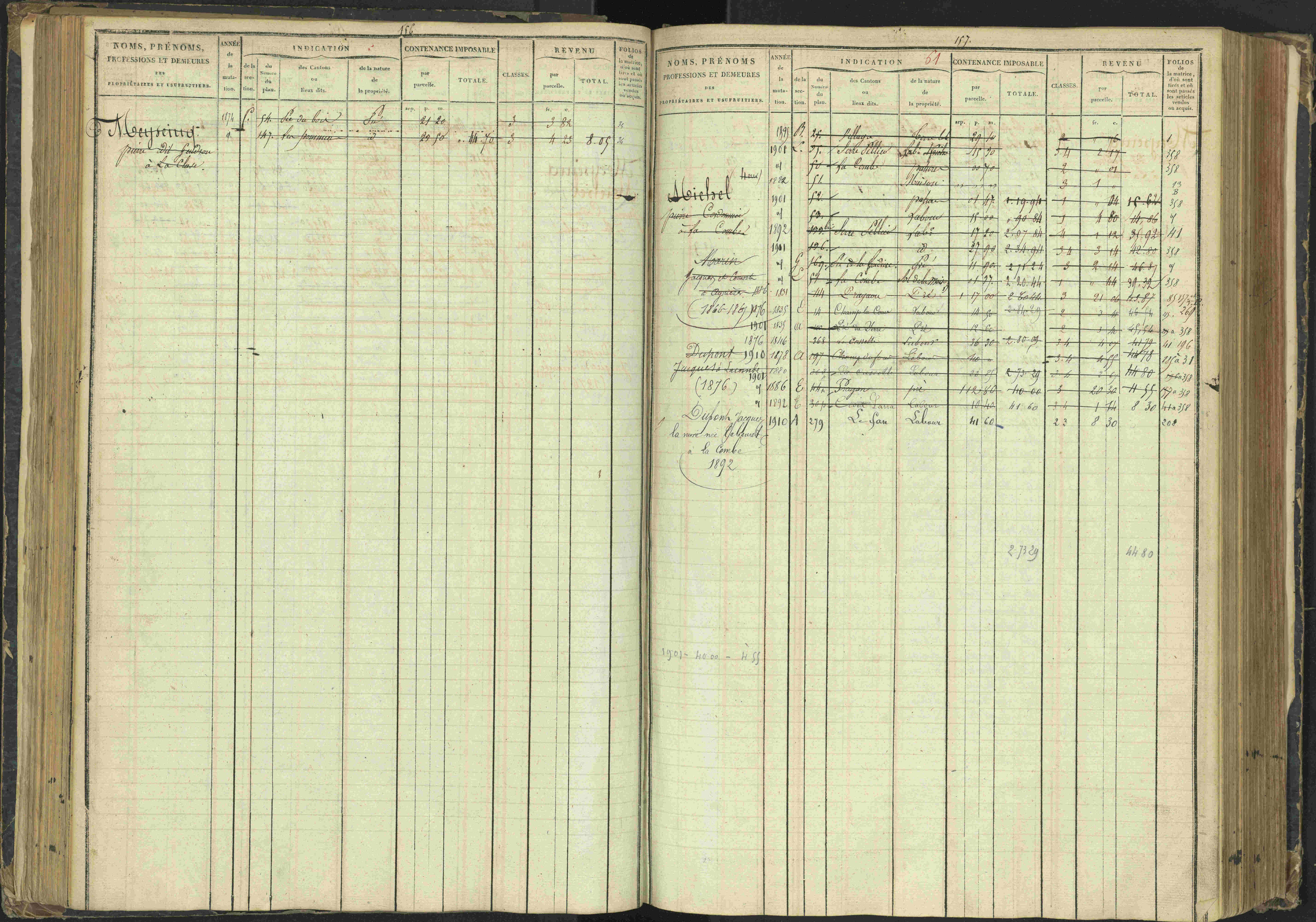 Agnières-en-Dévoluy - 3 P 108/1 - 3 P 108/1 - Matrice folios 1-340. 