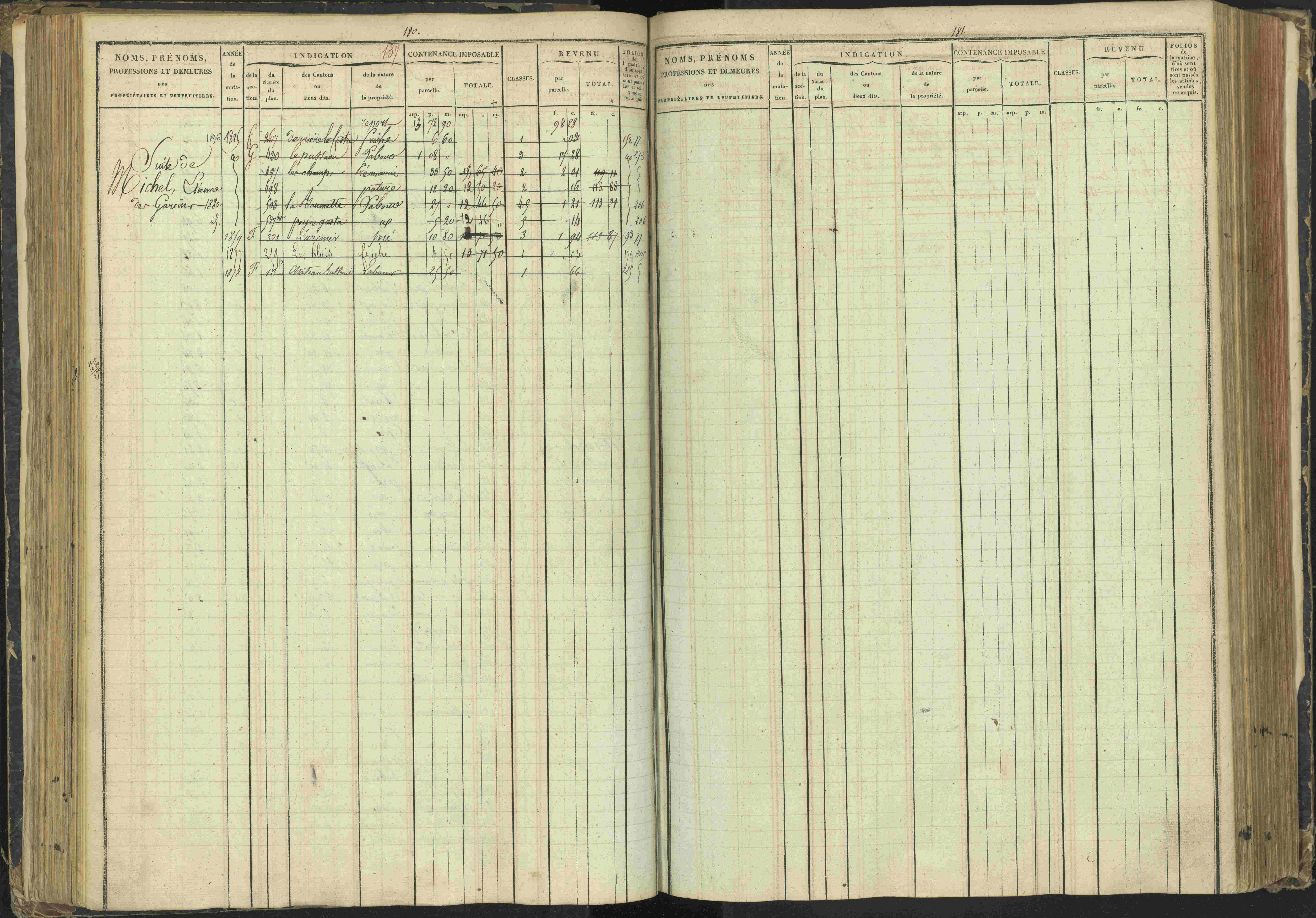 Agnières-en-Dévoluy - 3 P 108/1 - 3 P 108/1 - Matrice folios 1-340. 