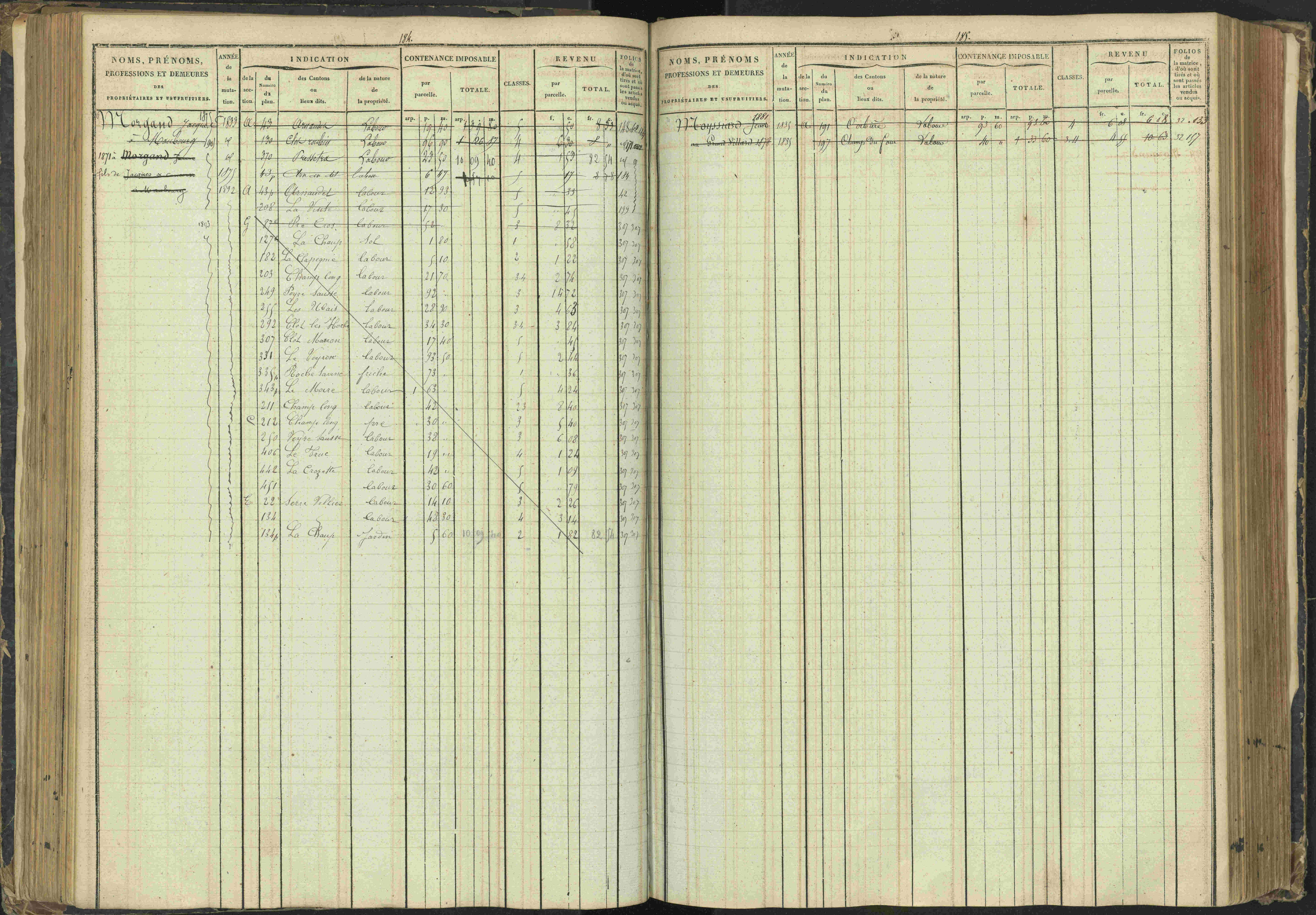 Agnières-en-Dévoluy - 3 P 108/1 - 3 P 108/1 - Matrice folios 1-340. 