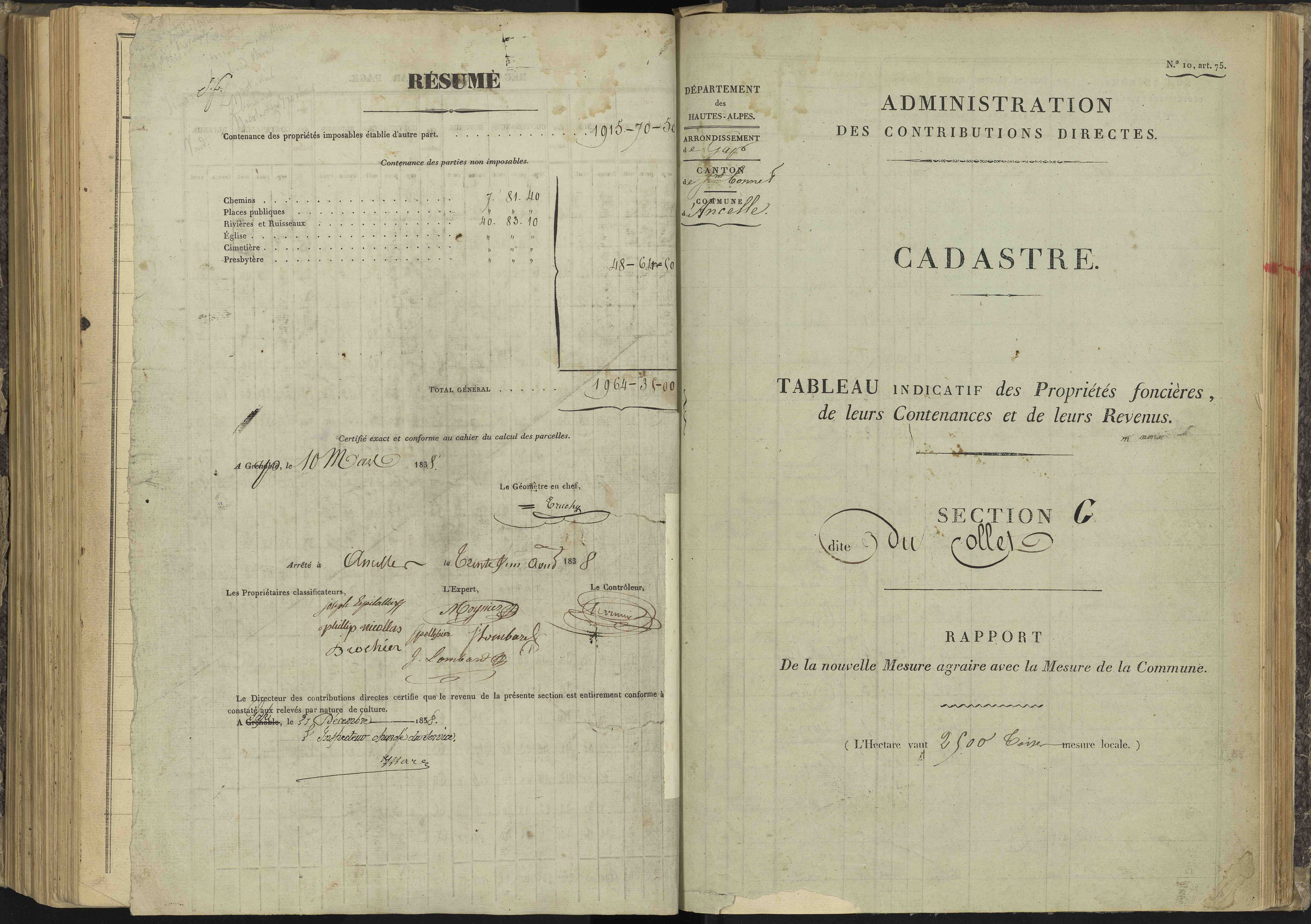 Ancelle - 3 P 126/7 - 3 P 126/7 - Section G 