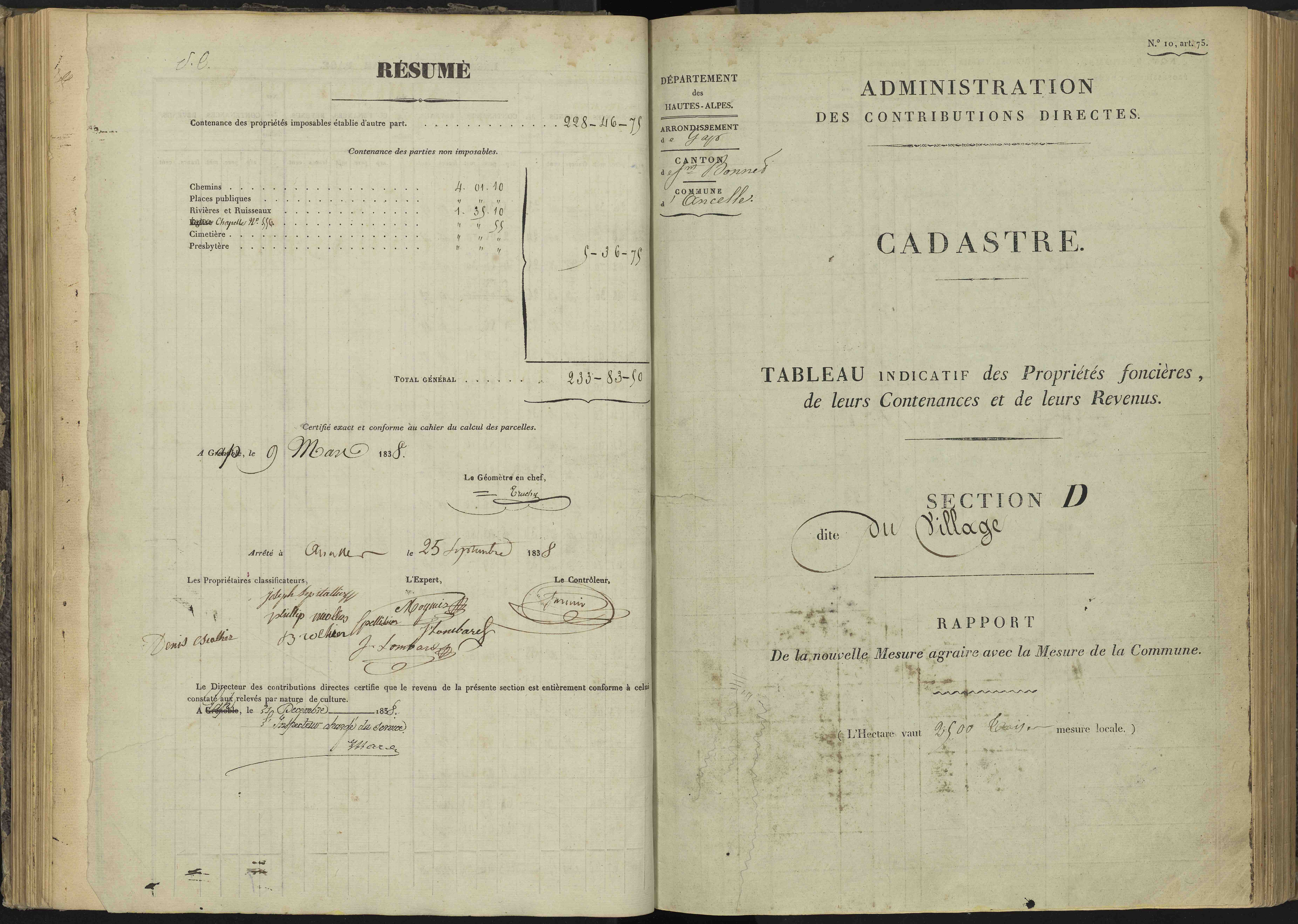 Ancelle - 3 P 126/4 - 3 P 126/4 - Section D 