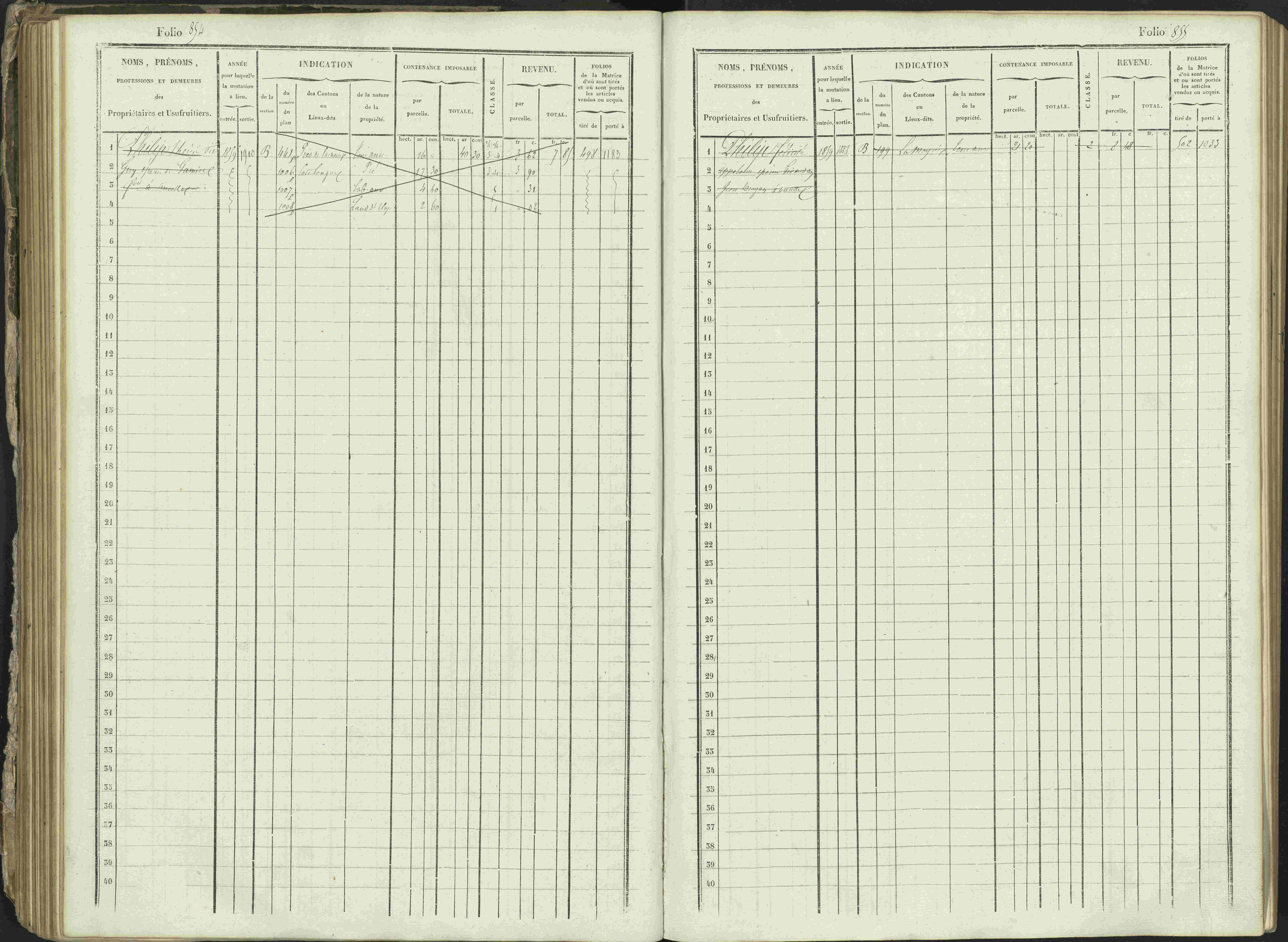 Ancelle - 3 P 129/1 - 3 P 129/1 - Matrice, folios 625-1246. 