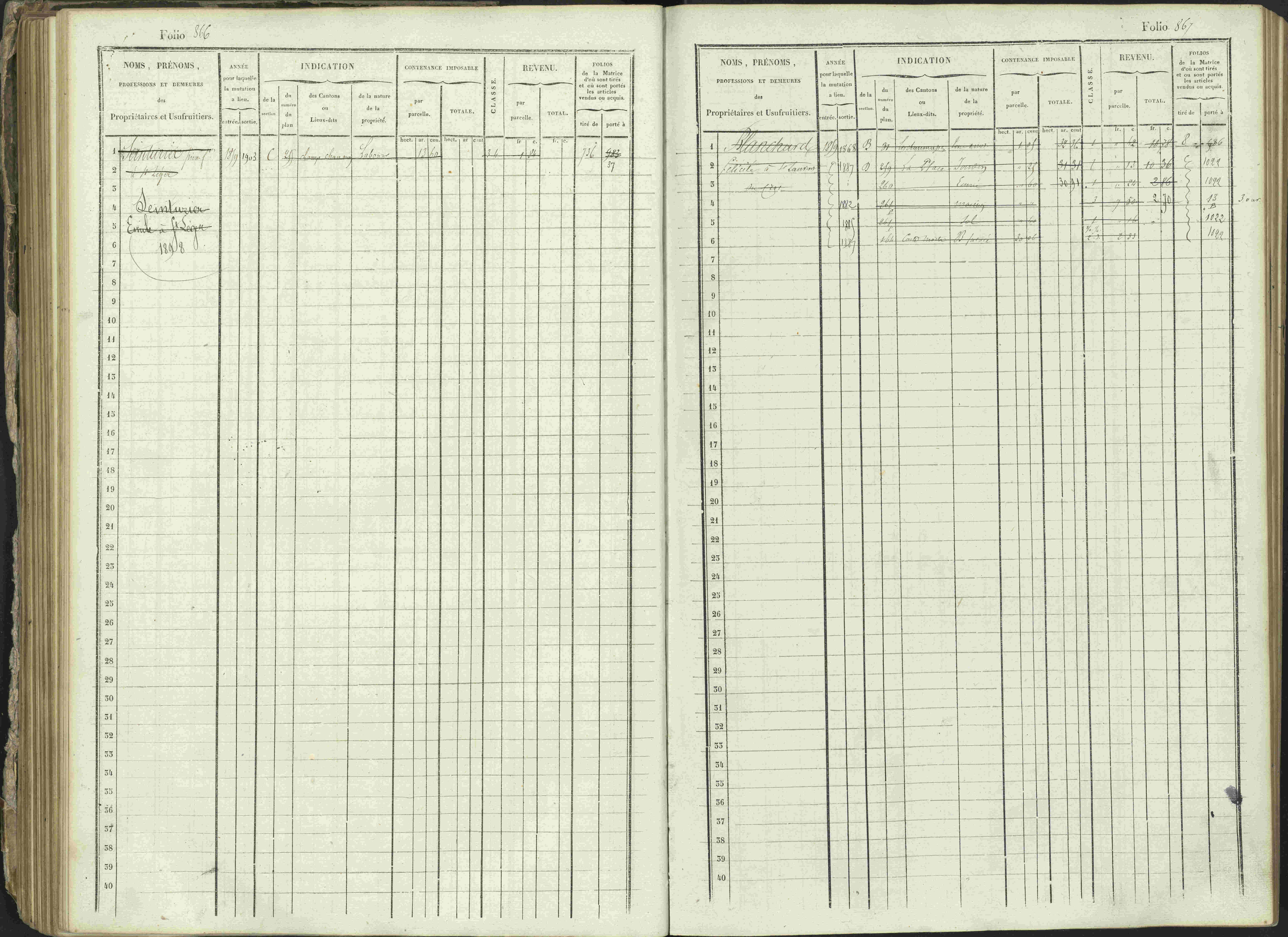 Ancelle - 3 P 129/1 - 3 P 129/1 - Matrice, folios 625-1246. 