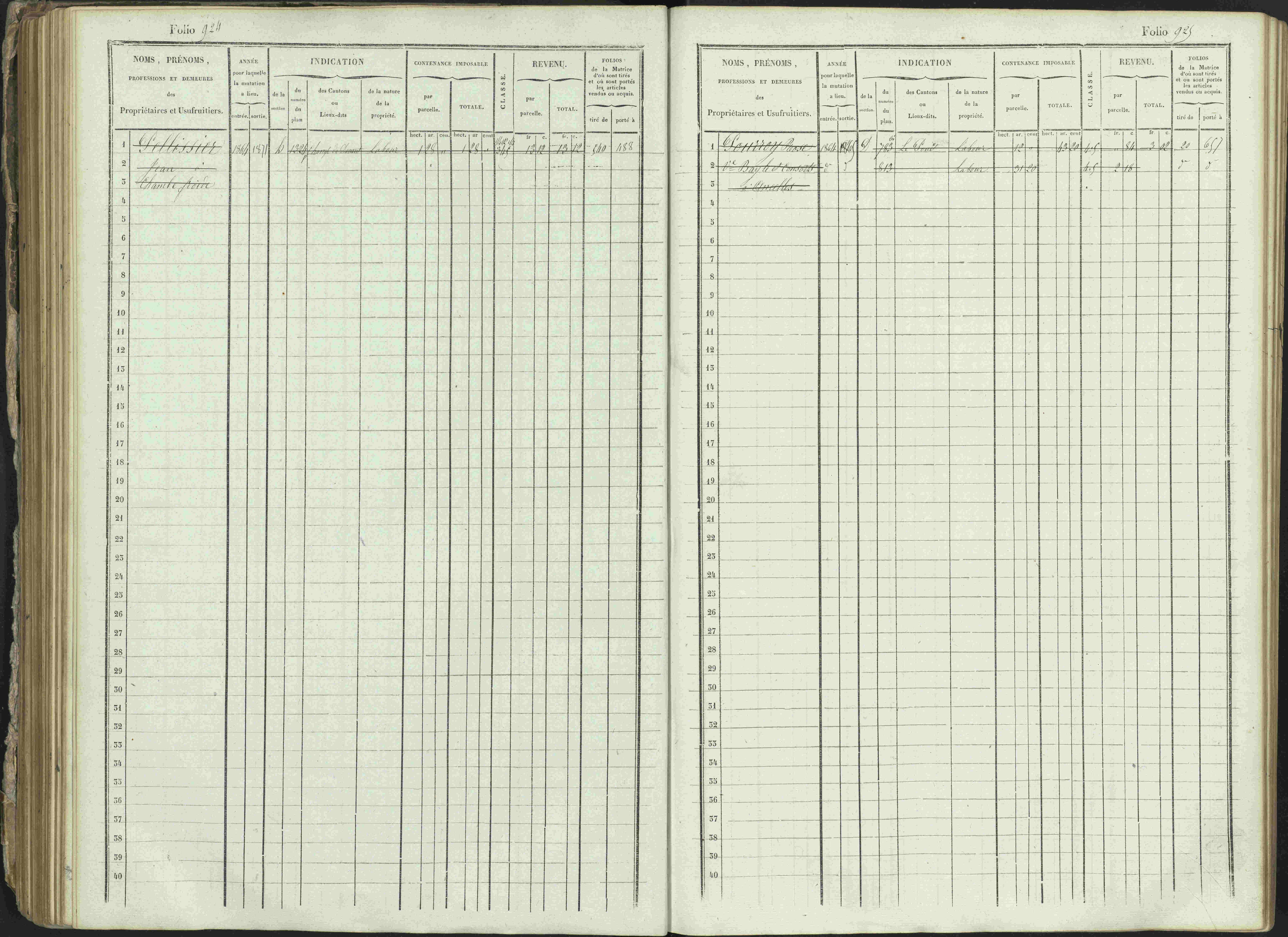 Ancelle - 3 P 129/1 - 3 P 129/1 - Matrice, folios 625-1246. 