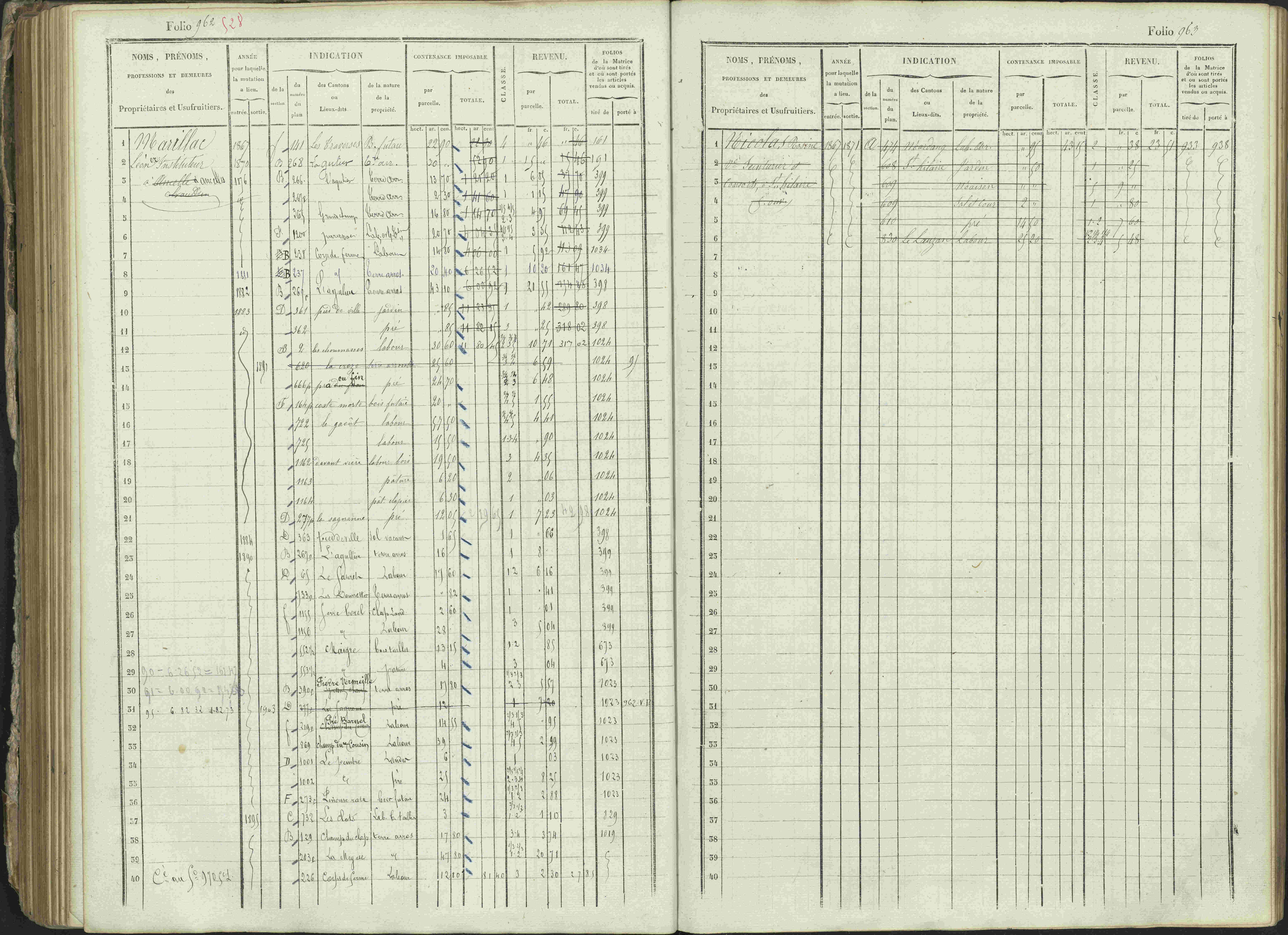 Ancelle - 3 P 129/1 - 3 P 129/1 - Matrice, folios 625-1246. 
