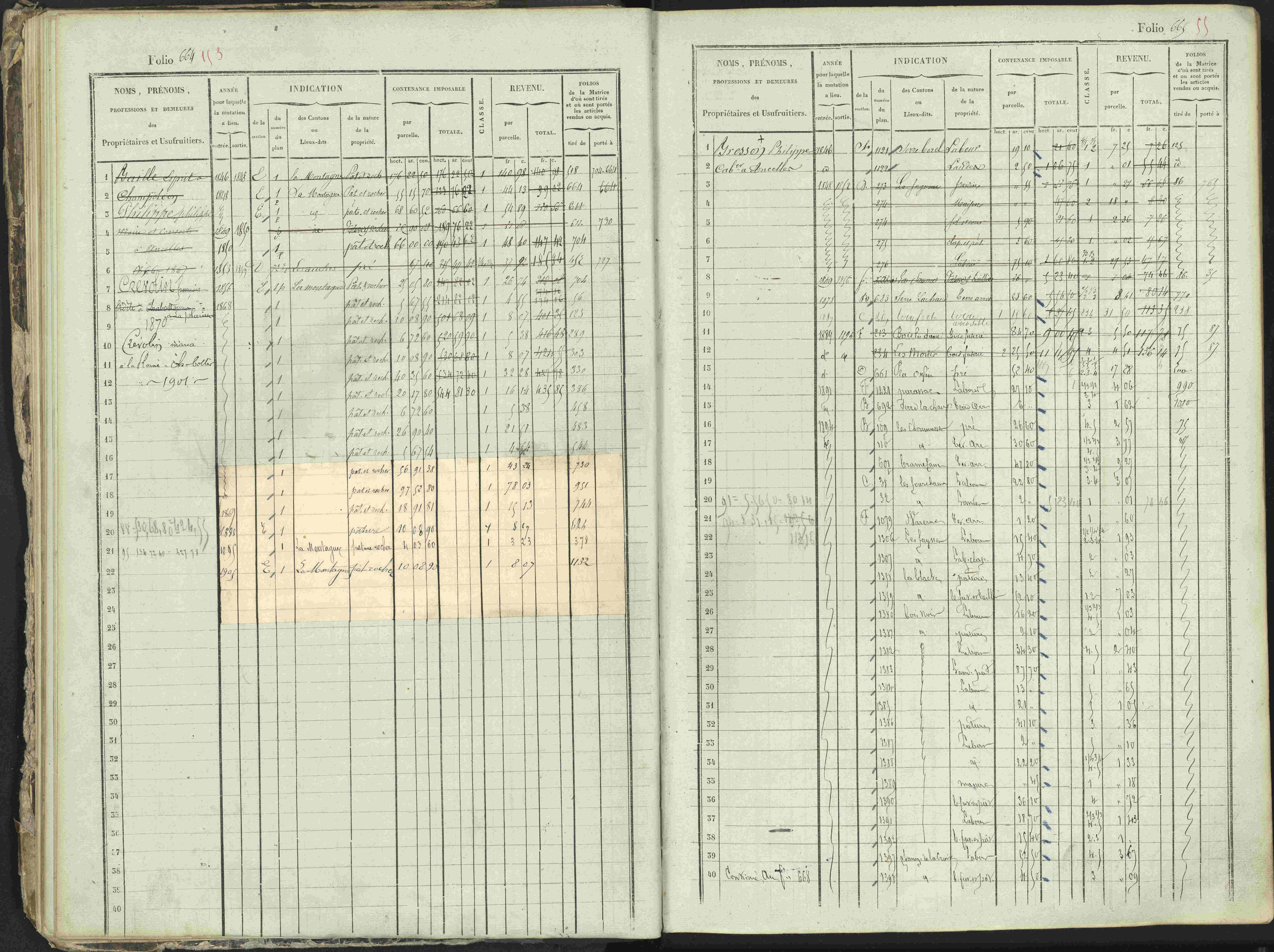 Ancelle - 3 P 129/1 - 3 P 129/1 - Matrice, folios 625-1246. 