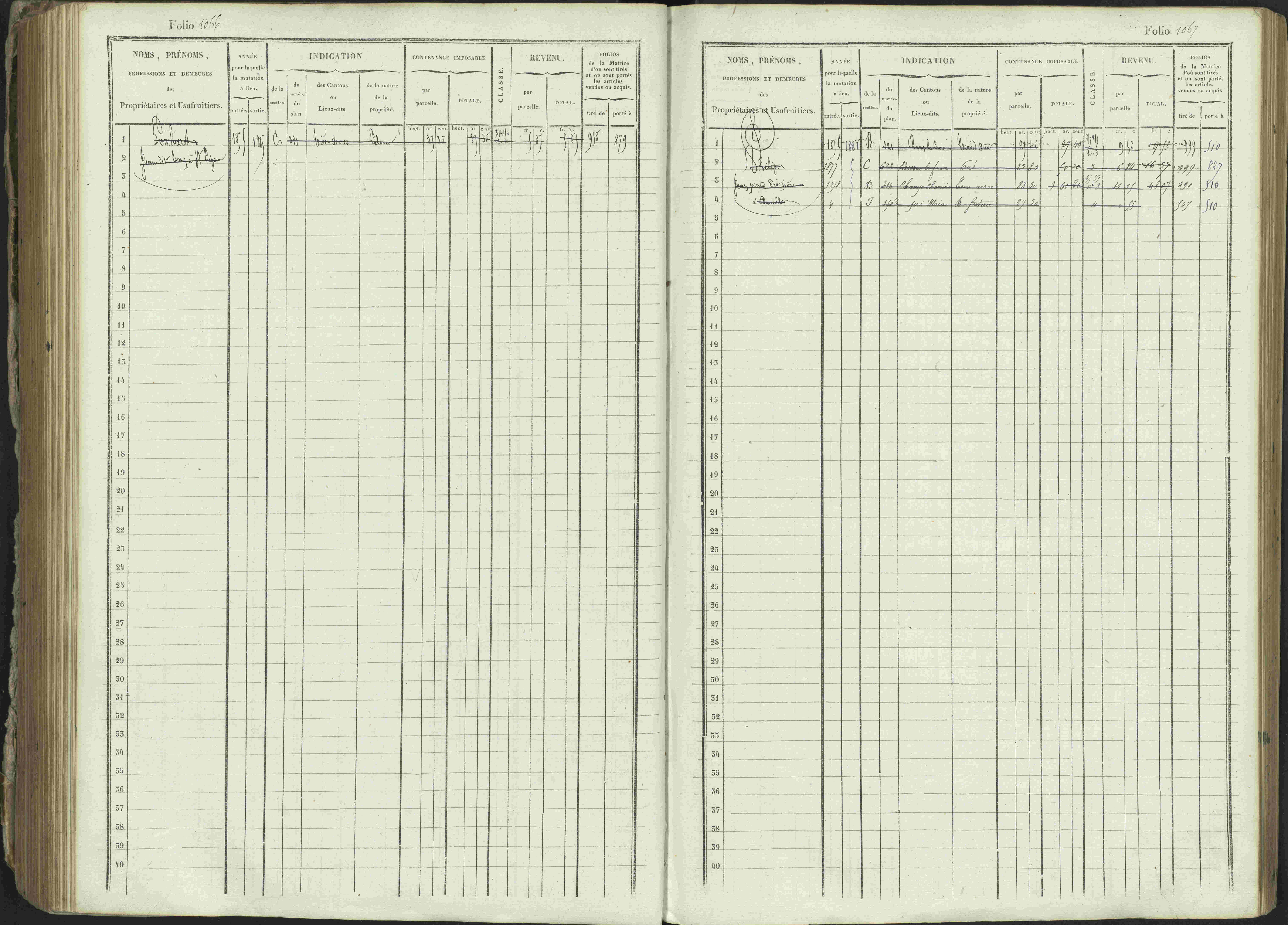 Ancelle - 3 P 129/1 - 3 P 129/1 - Matrice, folios 625-1246. 