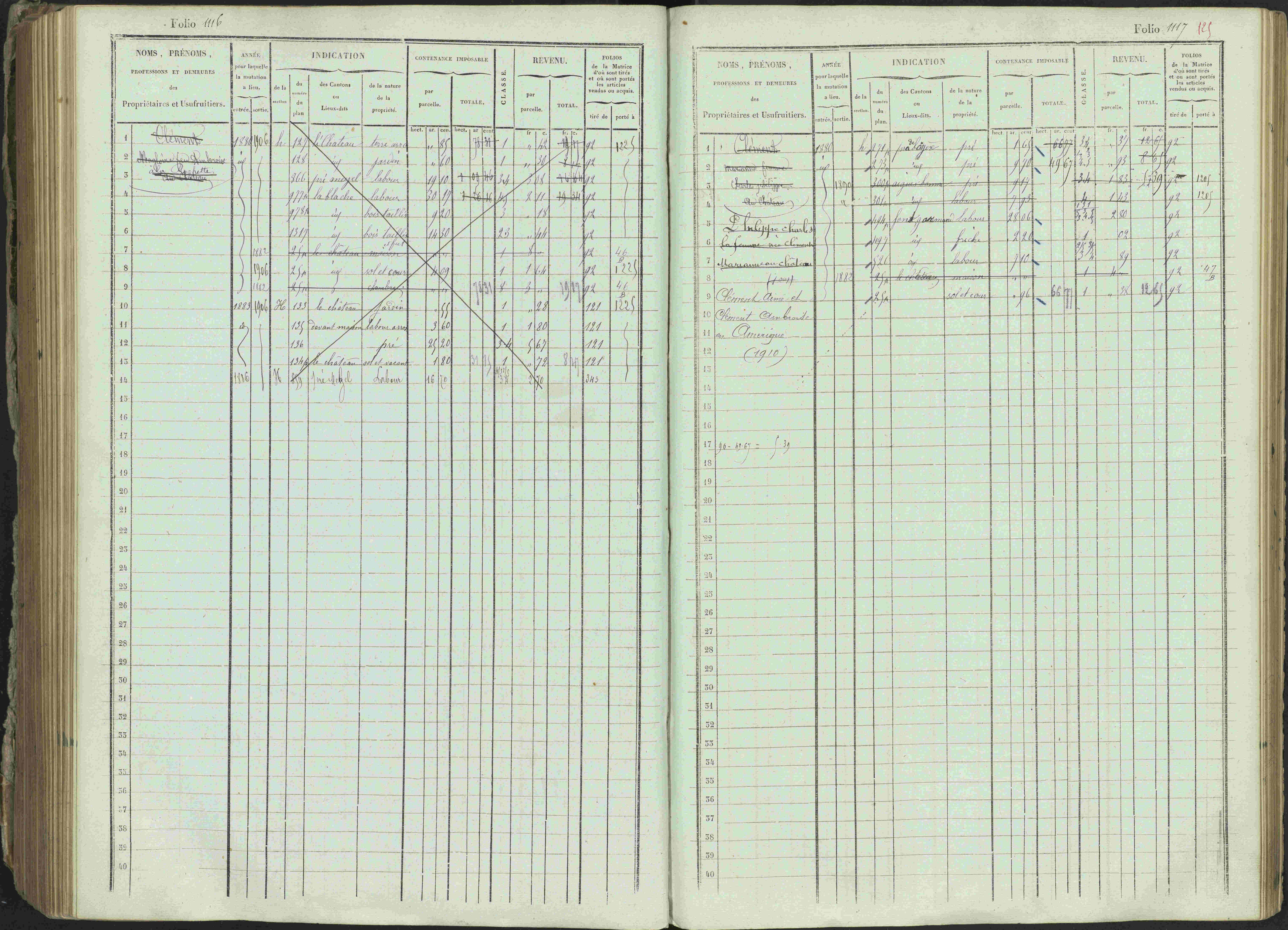 Ancelle - 3 P 129/1 - 3 P 129/1 - Matrice, folios 625-1246. 