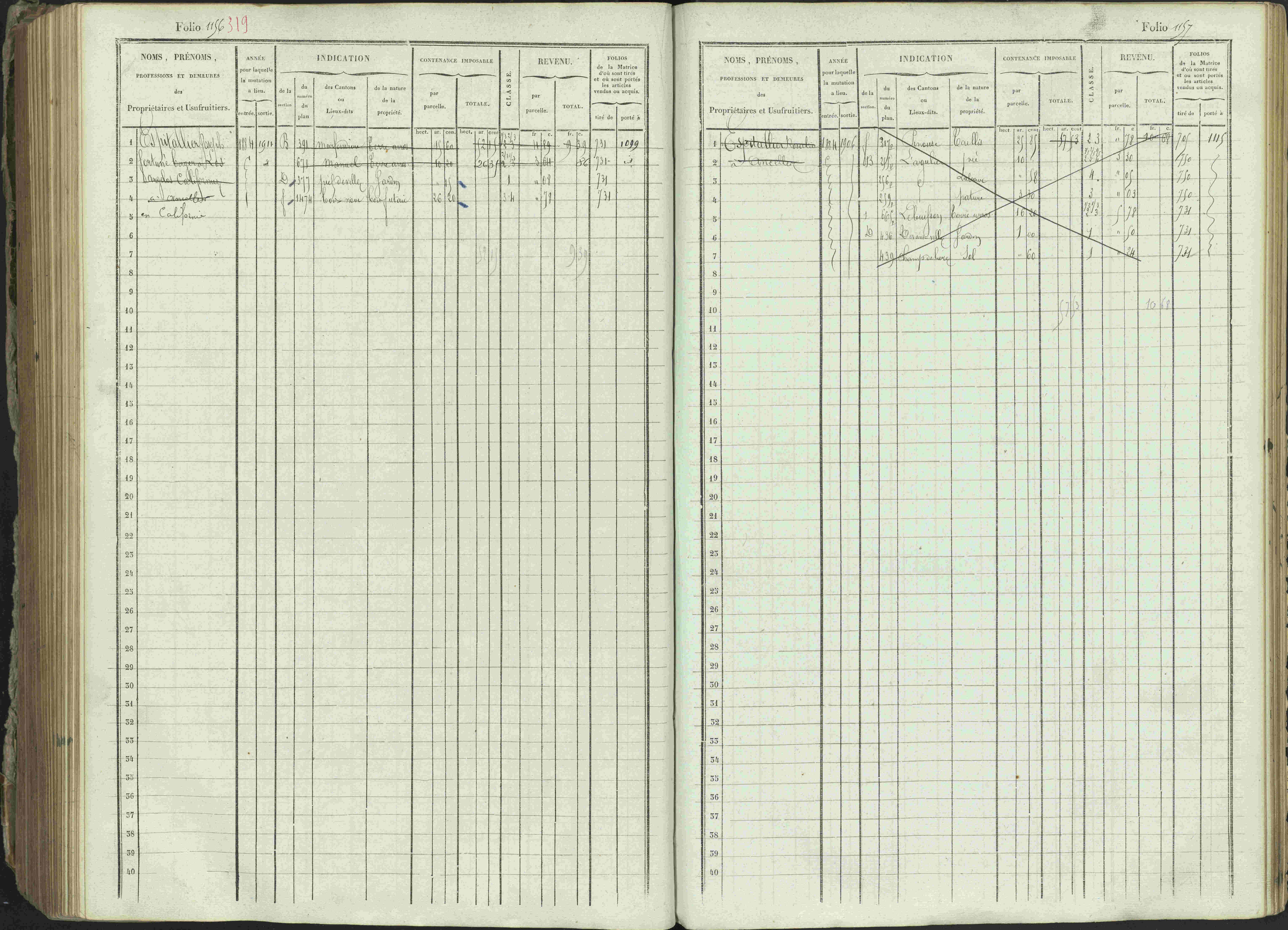 Ancelle - 3 P 129/1 - 3 P 129/1 - Matrice, folios 625-1246. 