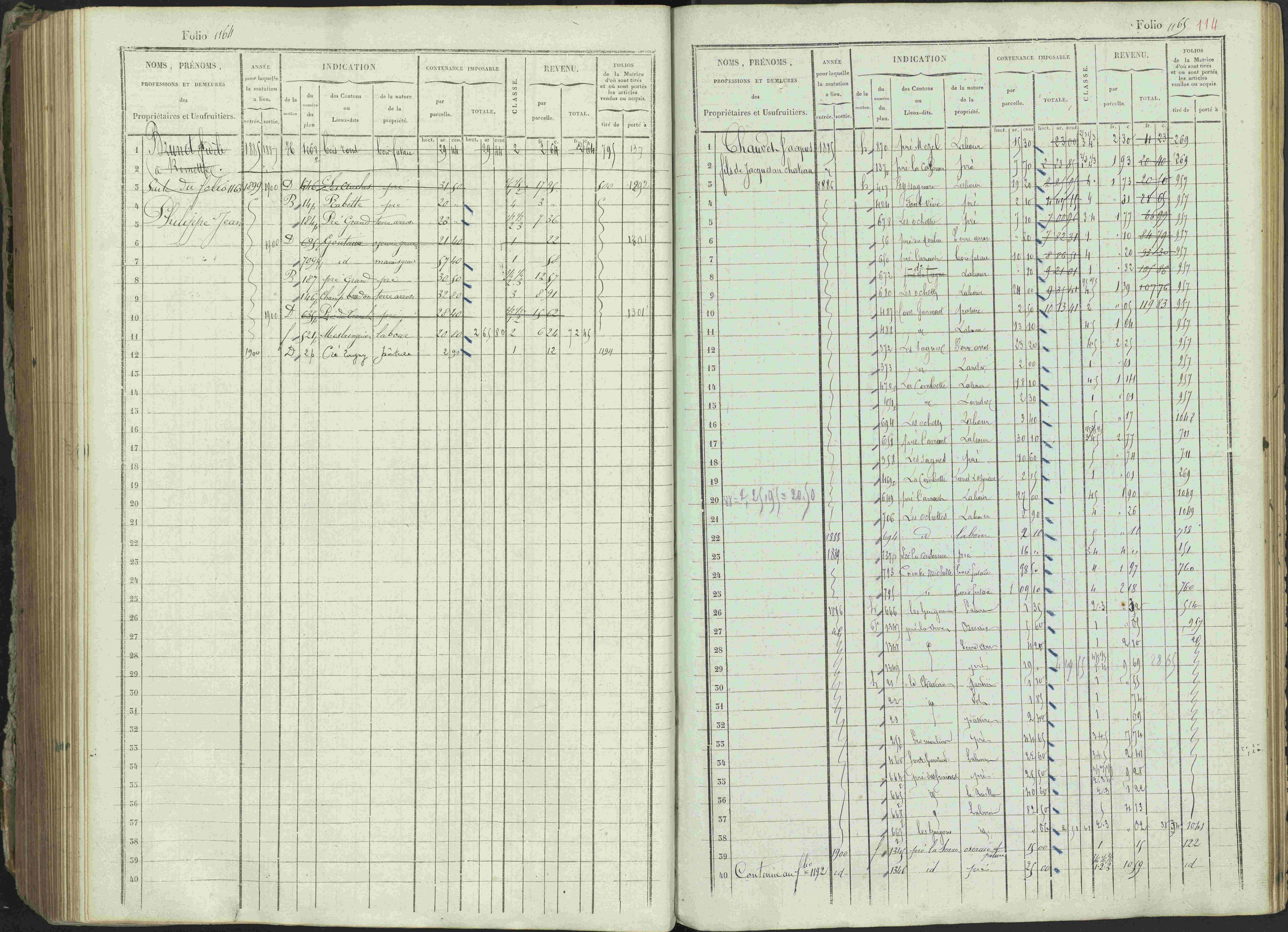 Ancelle - 3 P 129/1 - 3 P 129/1 - Matrice, folios 625-1246. 
