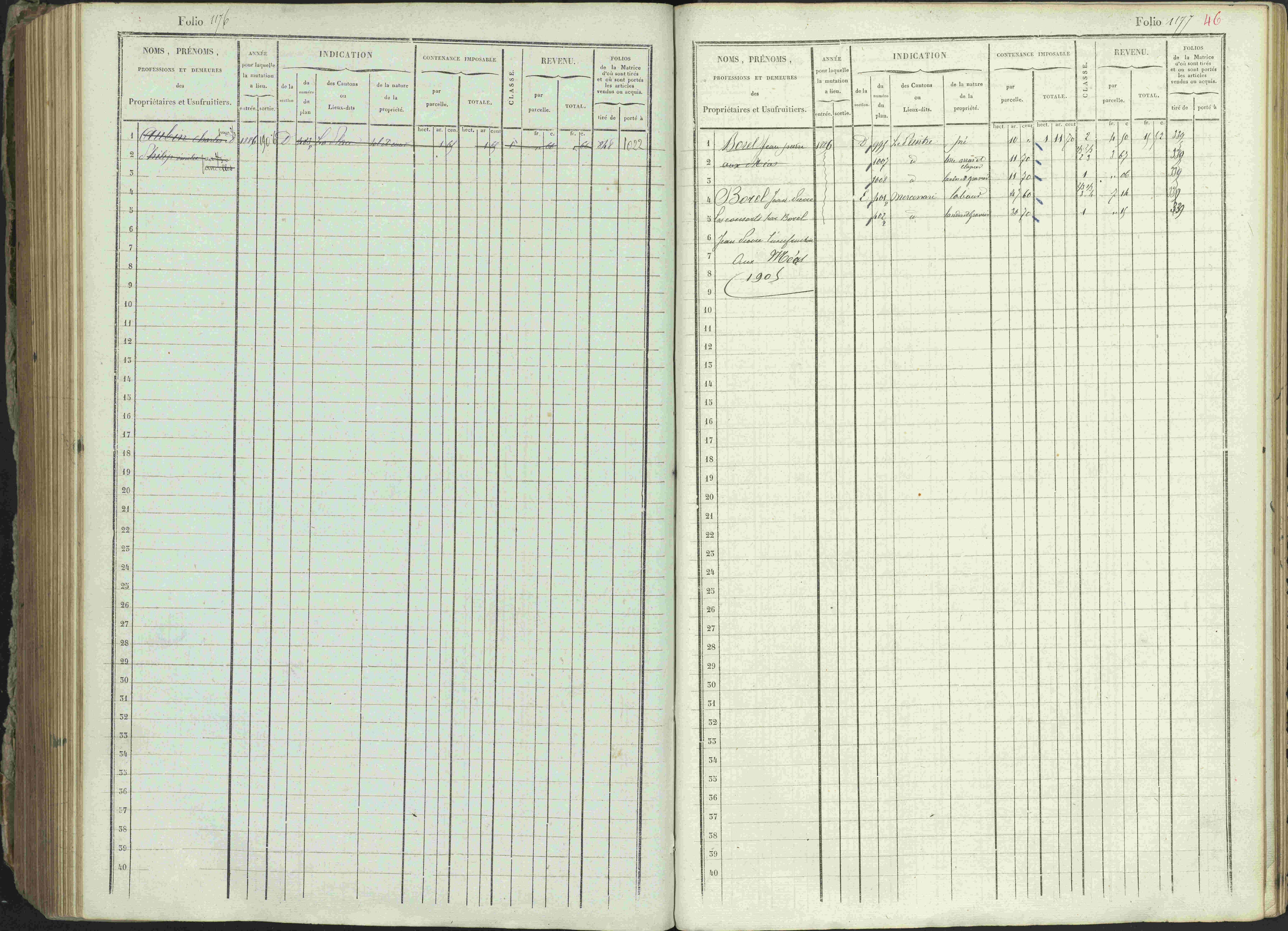 Ancelle - 3 P 129/1 - 3 P 129/1 - Matrice, folios 625-1246. 