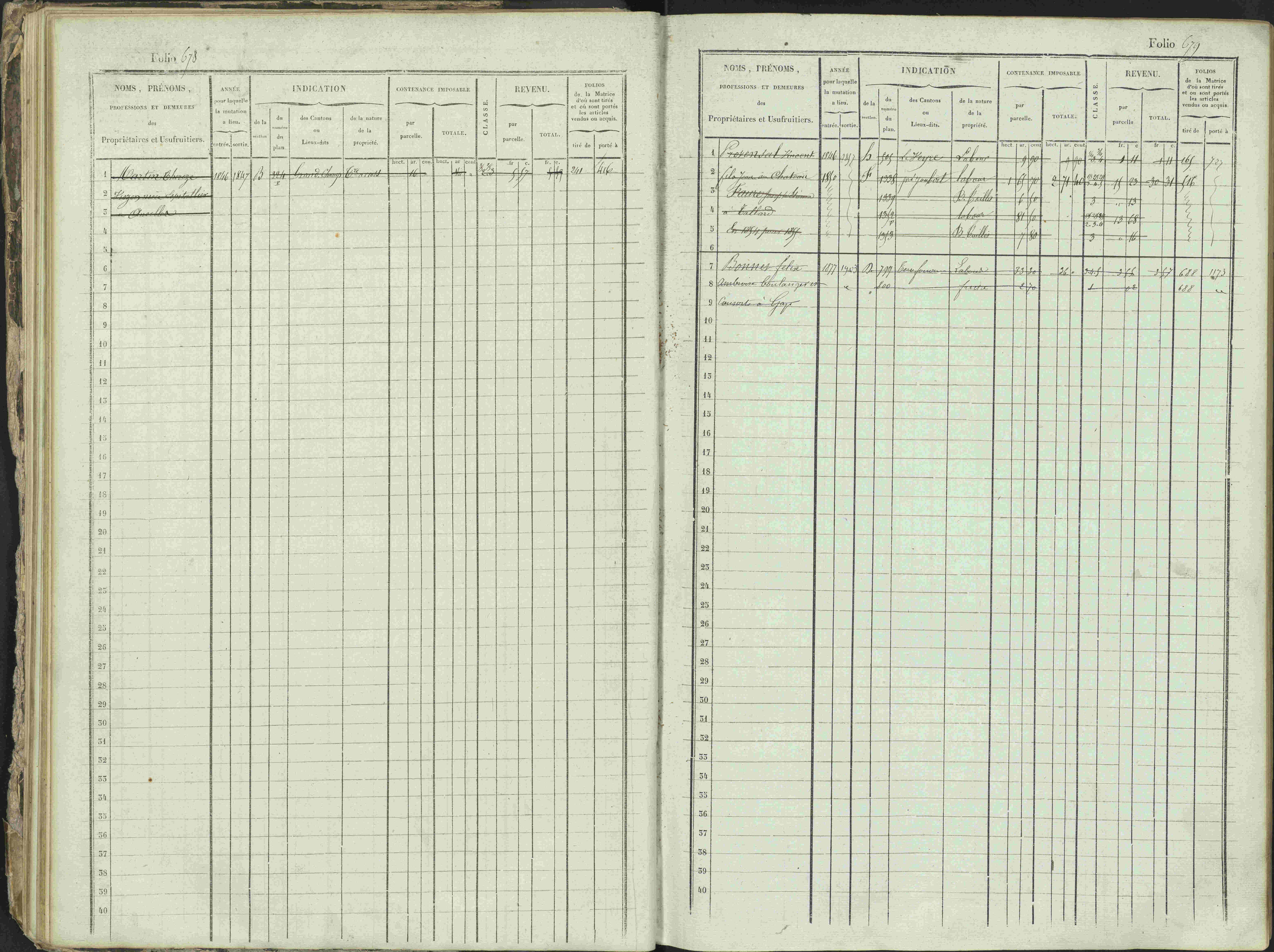 Ancelle - 3 P 129/1 - 3 P 129/1 - Matrice, folios 625-1246. 
