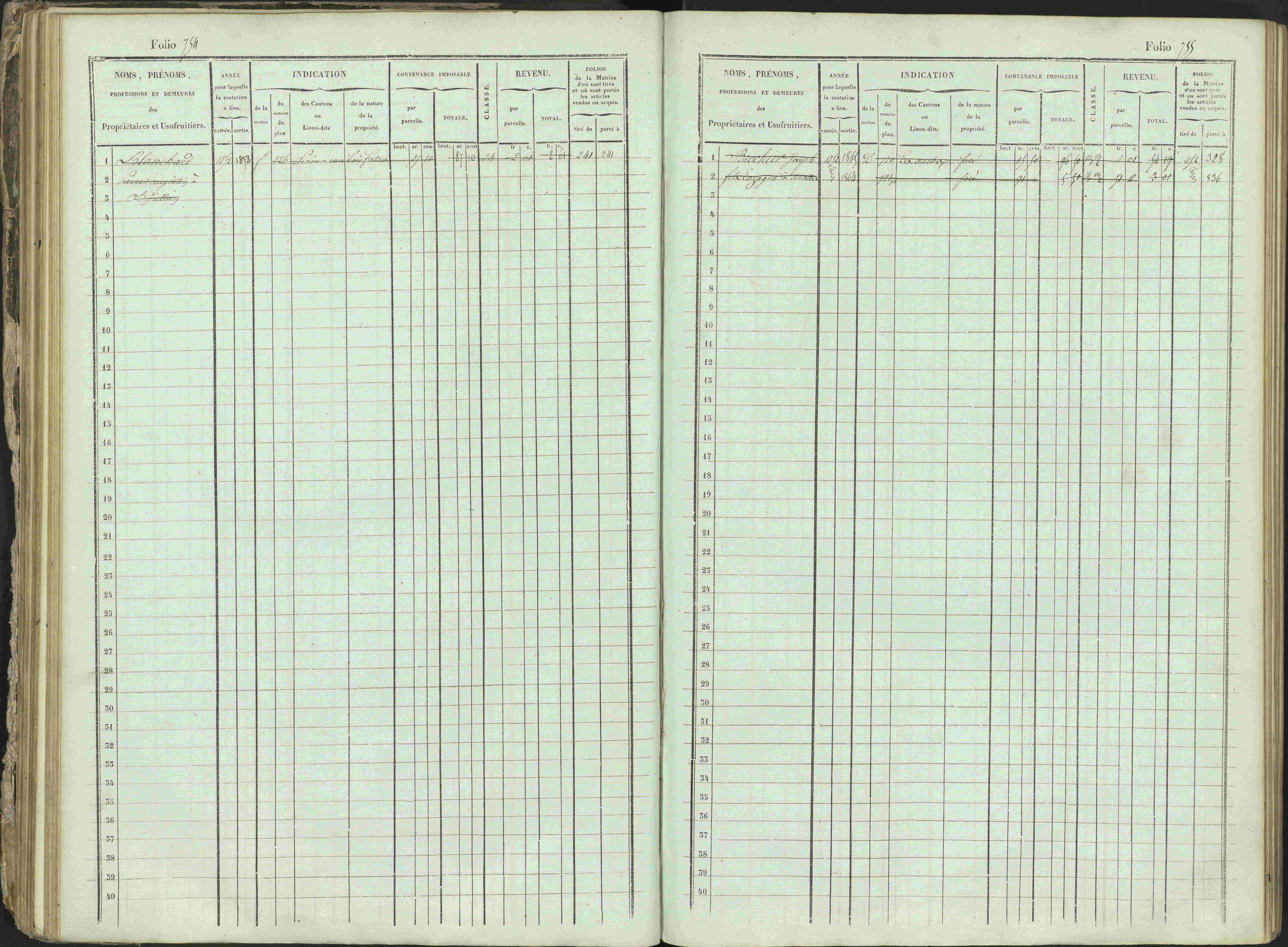 Ancelle - 3 P 129/1 - 3 P 129/1 - Matrice, folios 625-1246. 