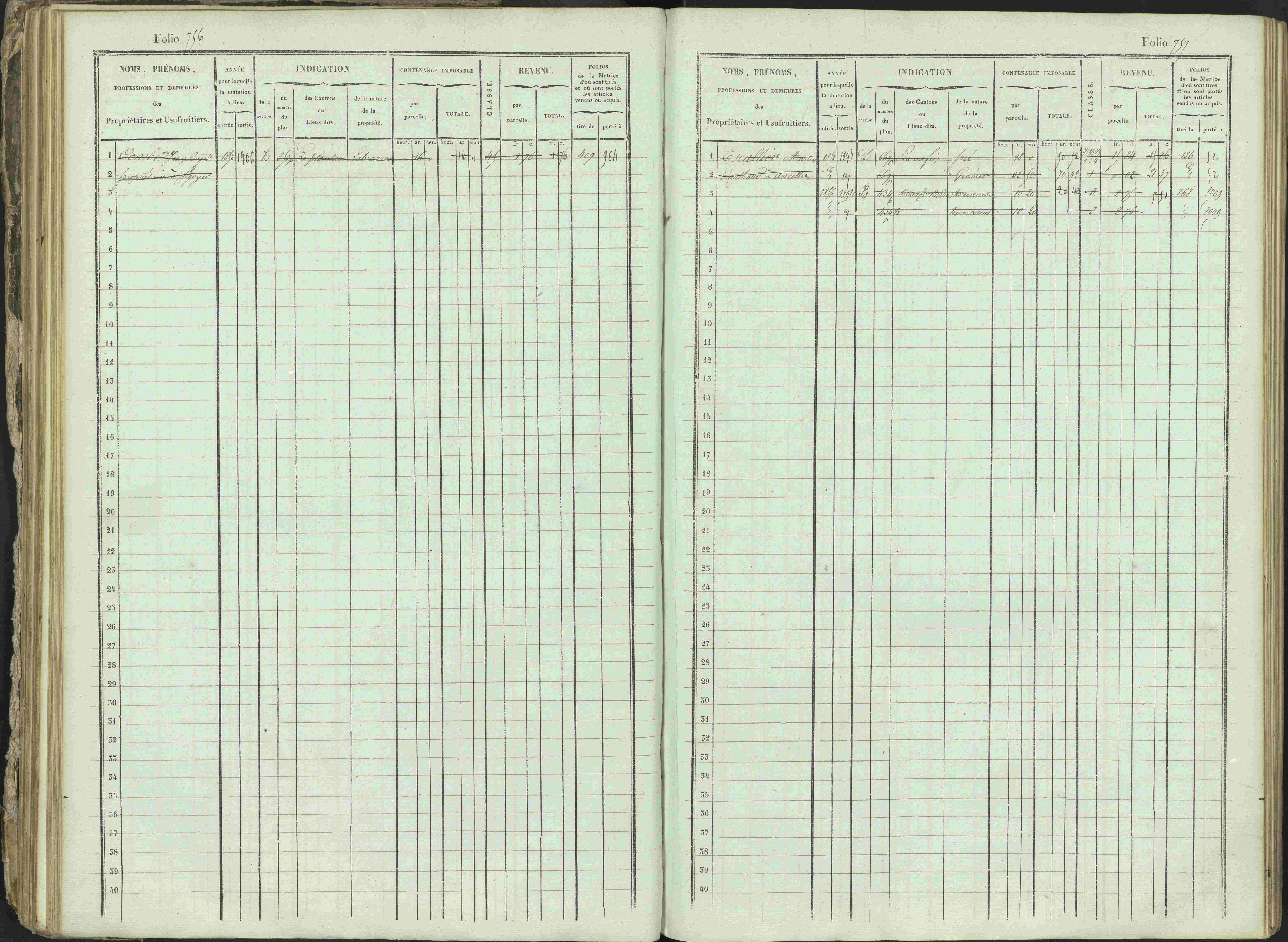 Ancelle - 3 P 129/1 - 3 P 129/1 - Matrice, folios 625-1246. 