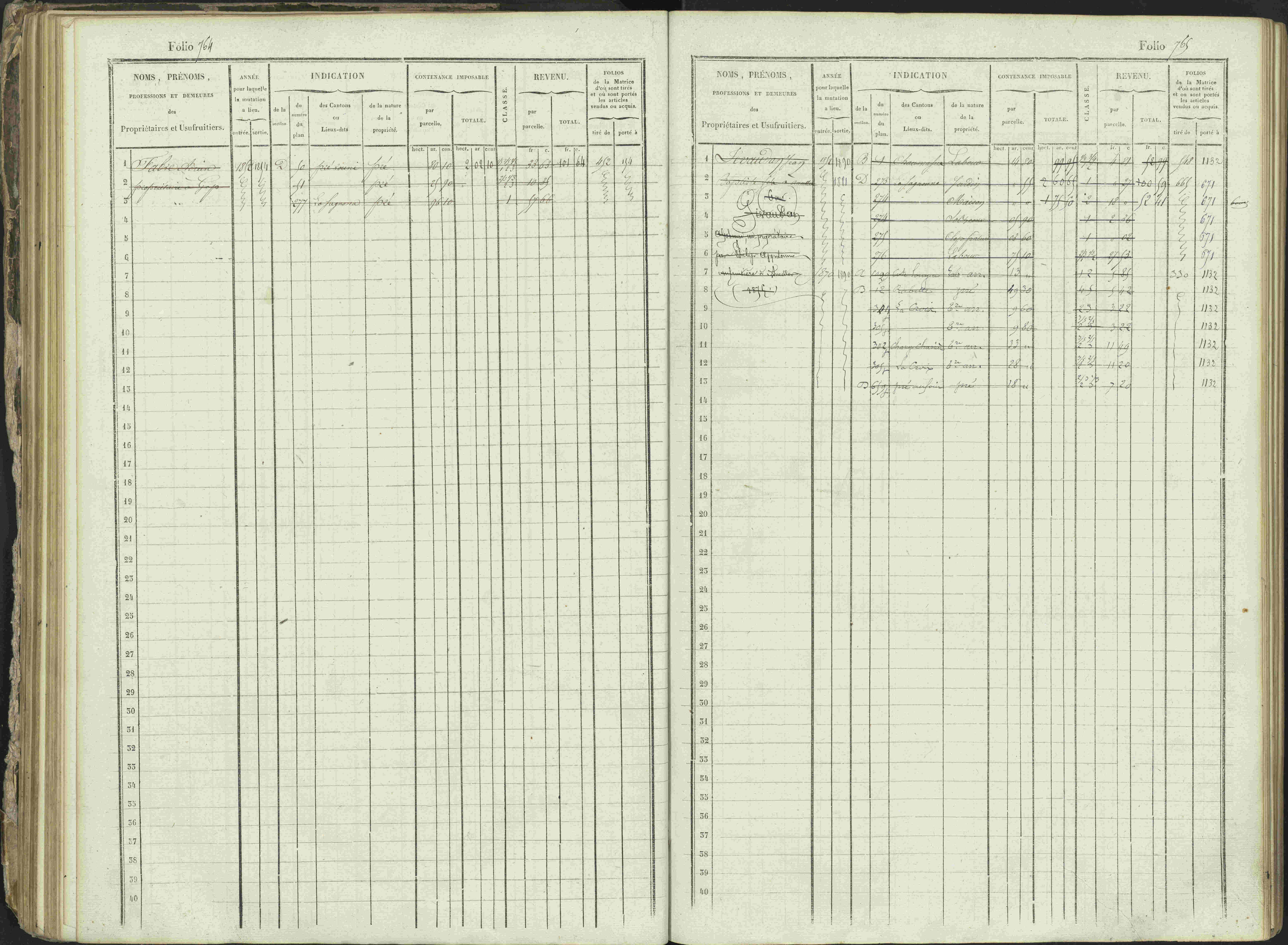 Ancelle - 3 P 129/1 - 3 P 129/1 - Matrice, folios 625-1246. 