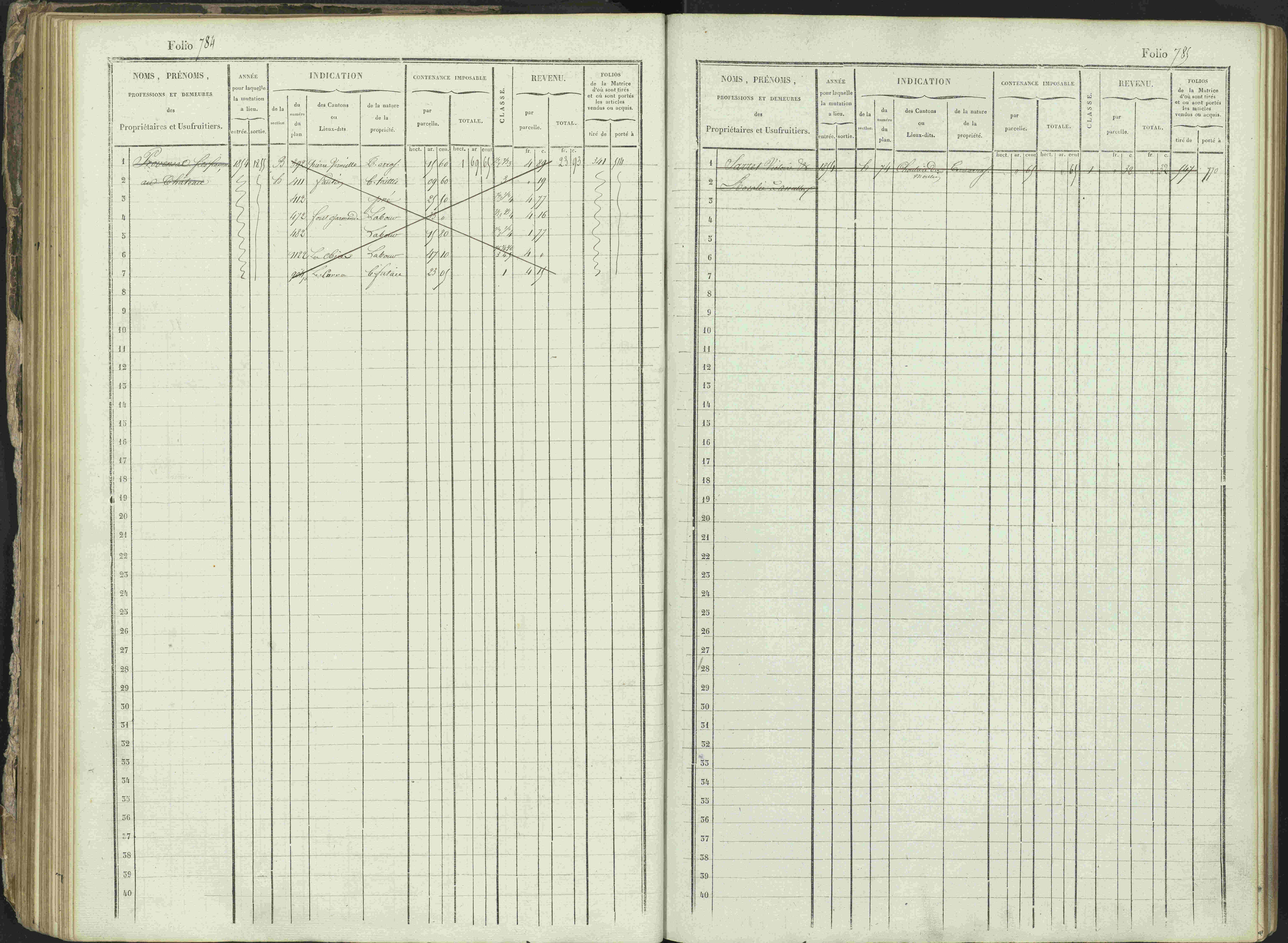 Ancelle - 3 P 129/1 - 3 P 129/1 - Matrice, folios 625-1246. 