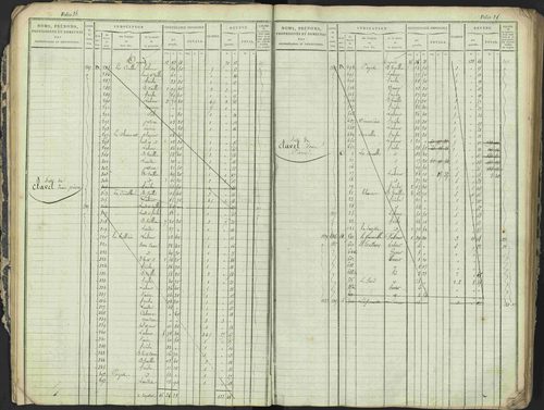 Antonaves - 3 P 137/1 - 3 P 137/1 - Matrice des propriétés foncières. 