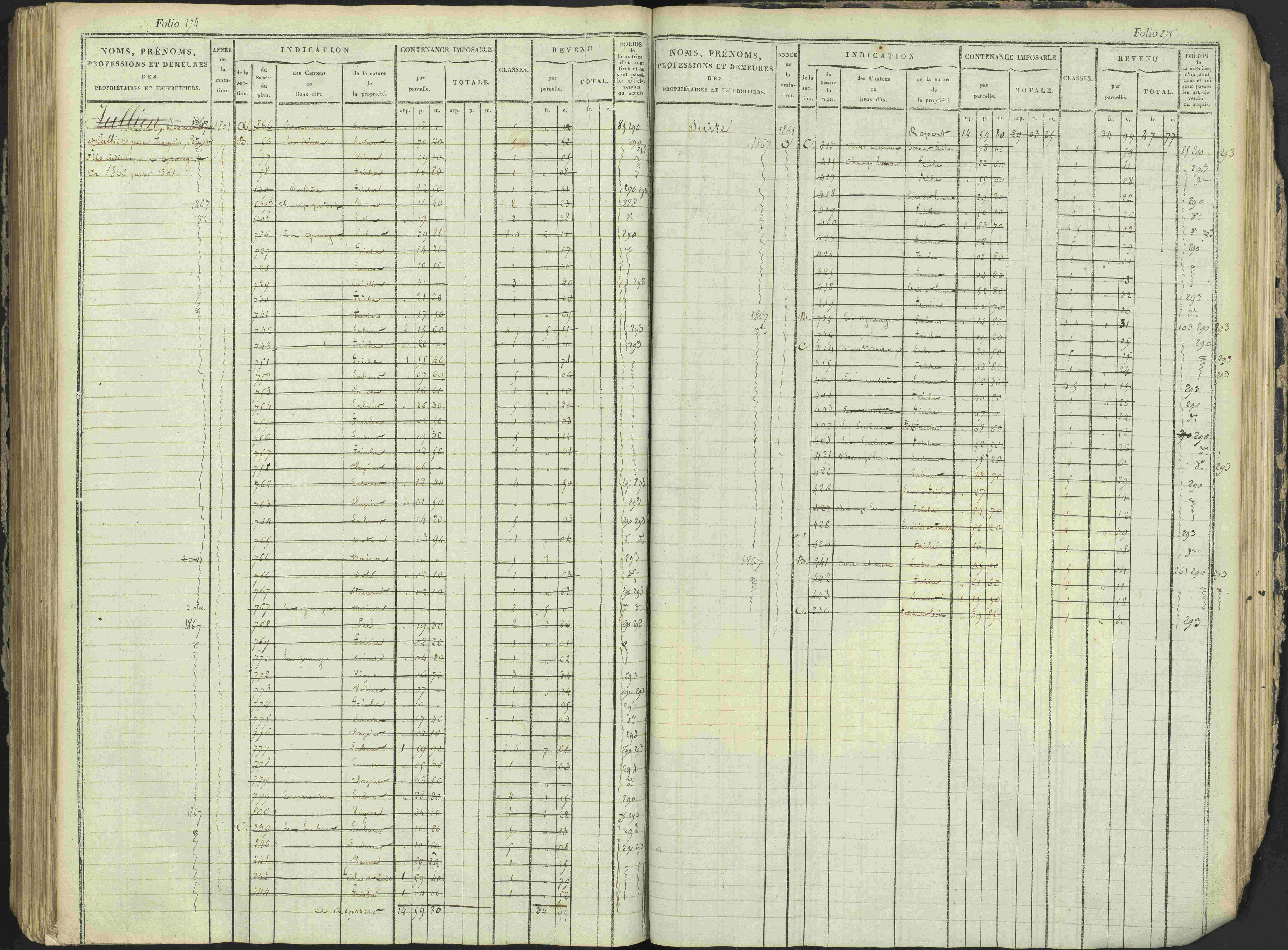 Antonaves - 3 P 137/1 - 3 P 137/1 - Matrice des propriétés foncières.