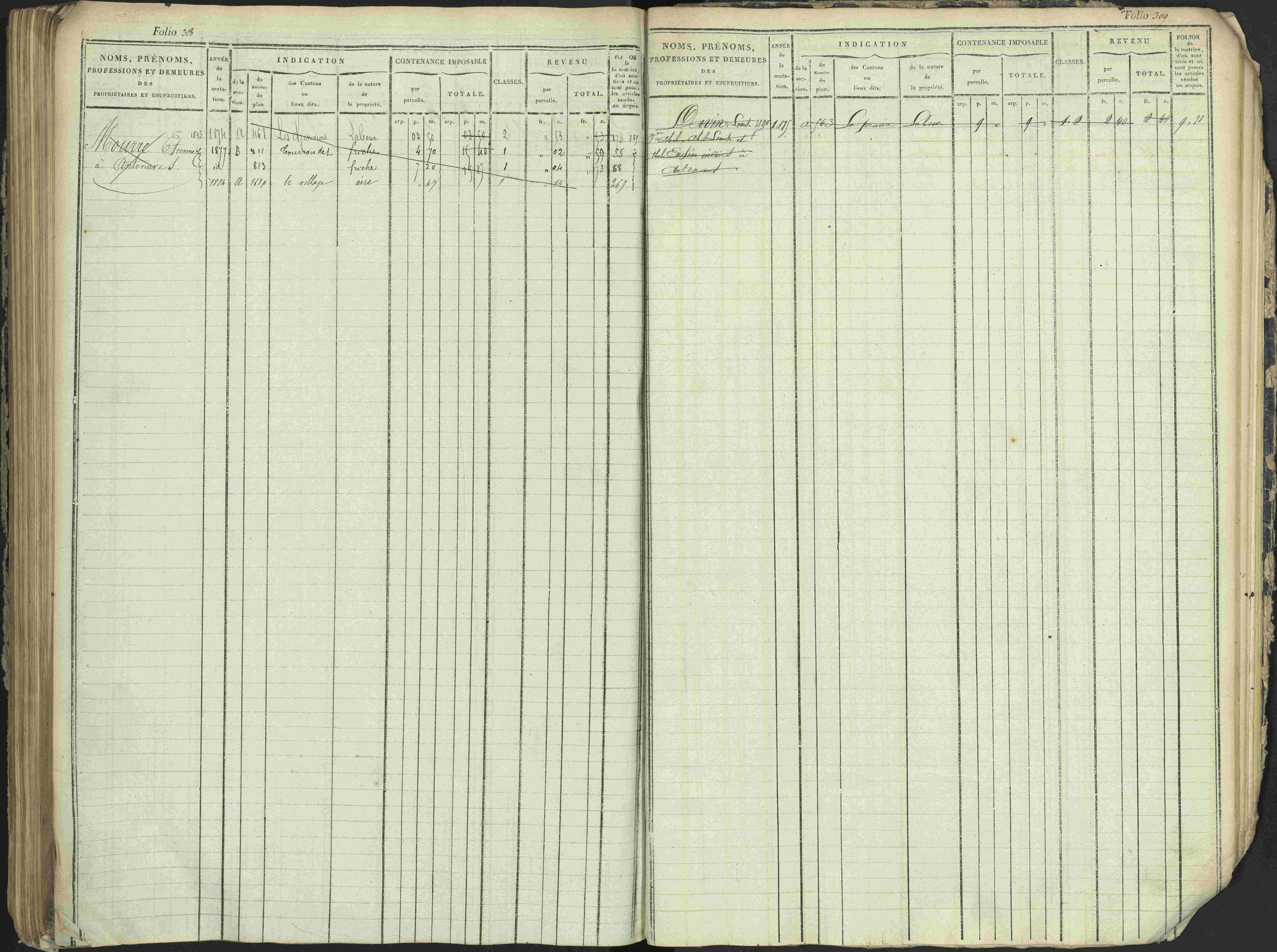 Antonaves - 3 P 137/1 - 3 P 137/1 - Matrice des propriétés foncières.