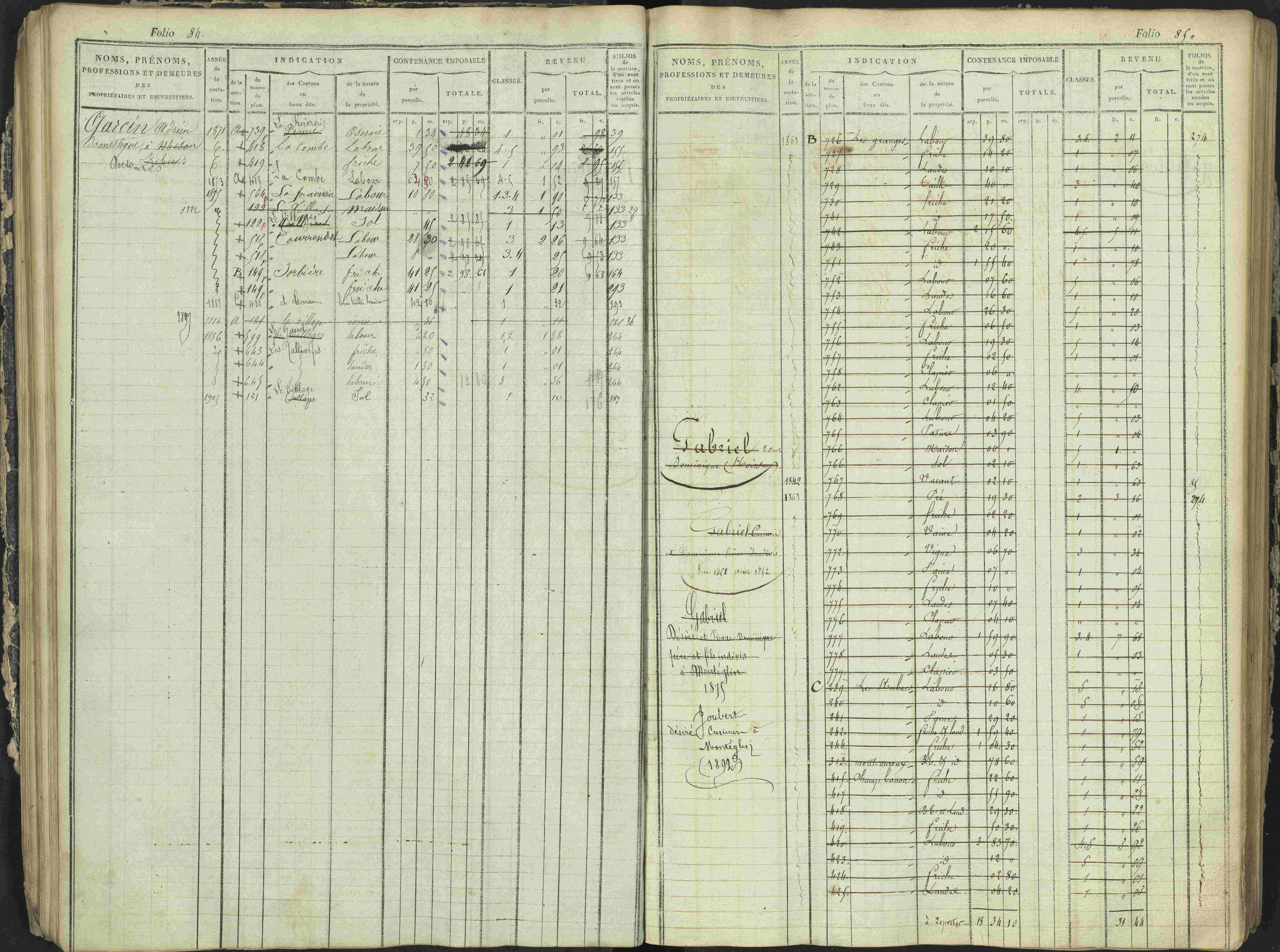Antonaves - 3 P 137/1 - 3 P 137/1 - Matrice des propriétés foncières.