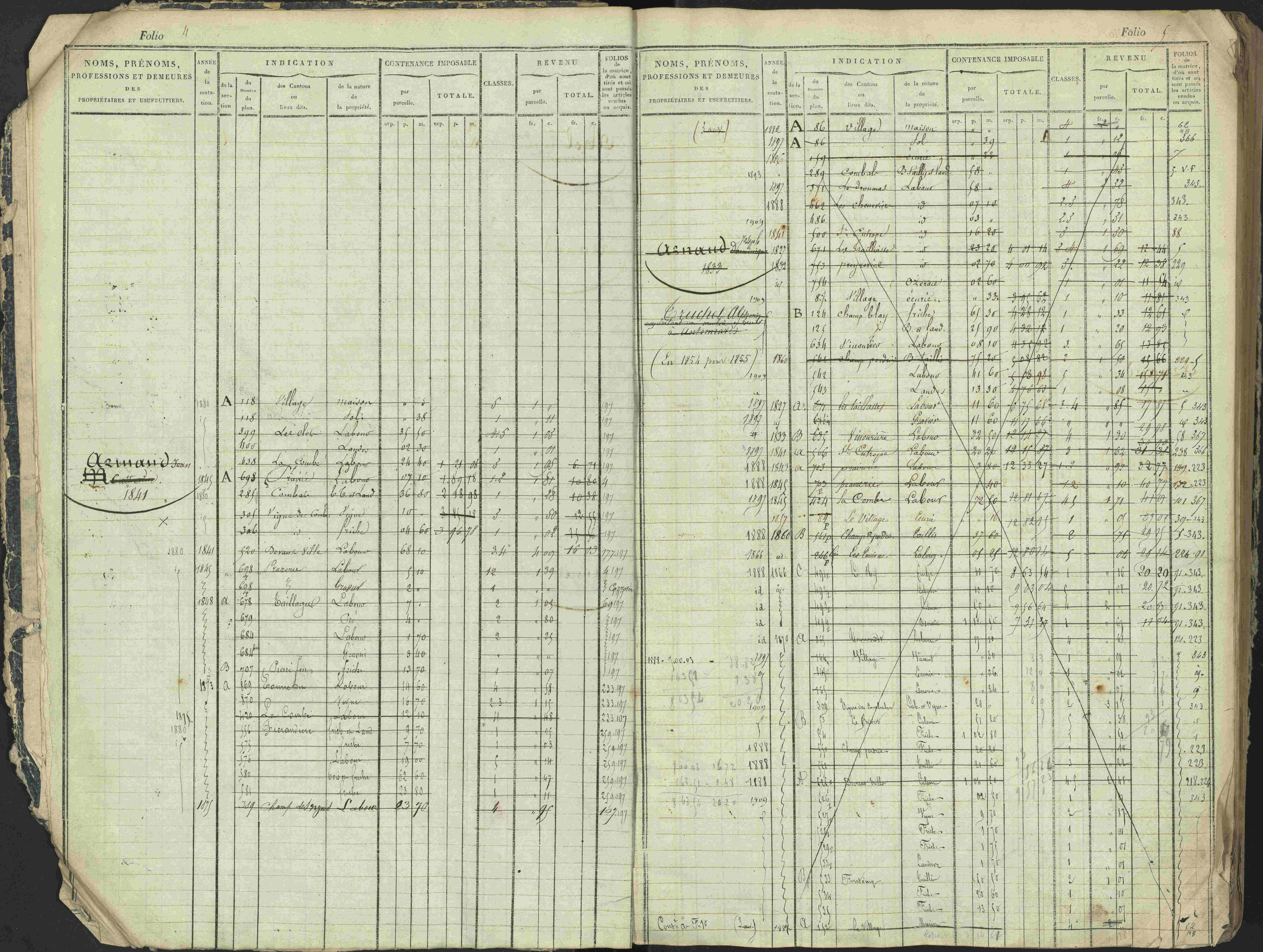 Antonaves - 3 P 137/1 - 3 P 137/1 - Matrice des propriétés foncières.