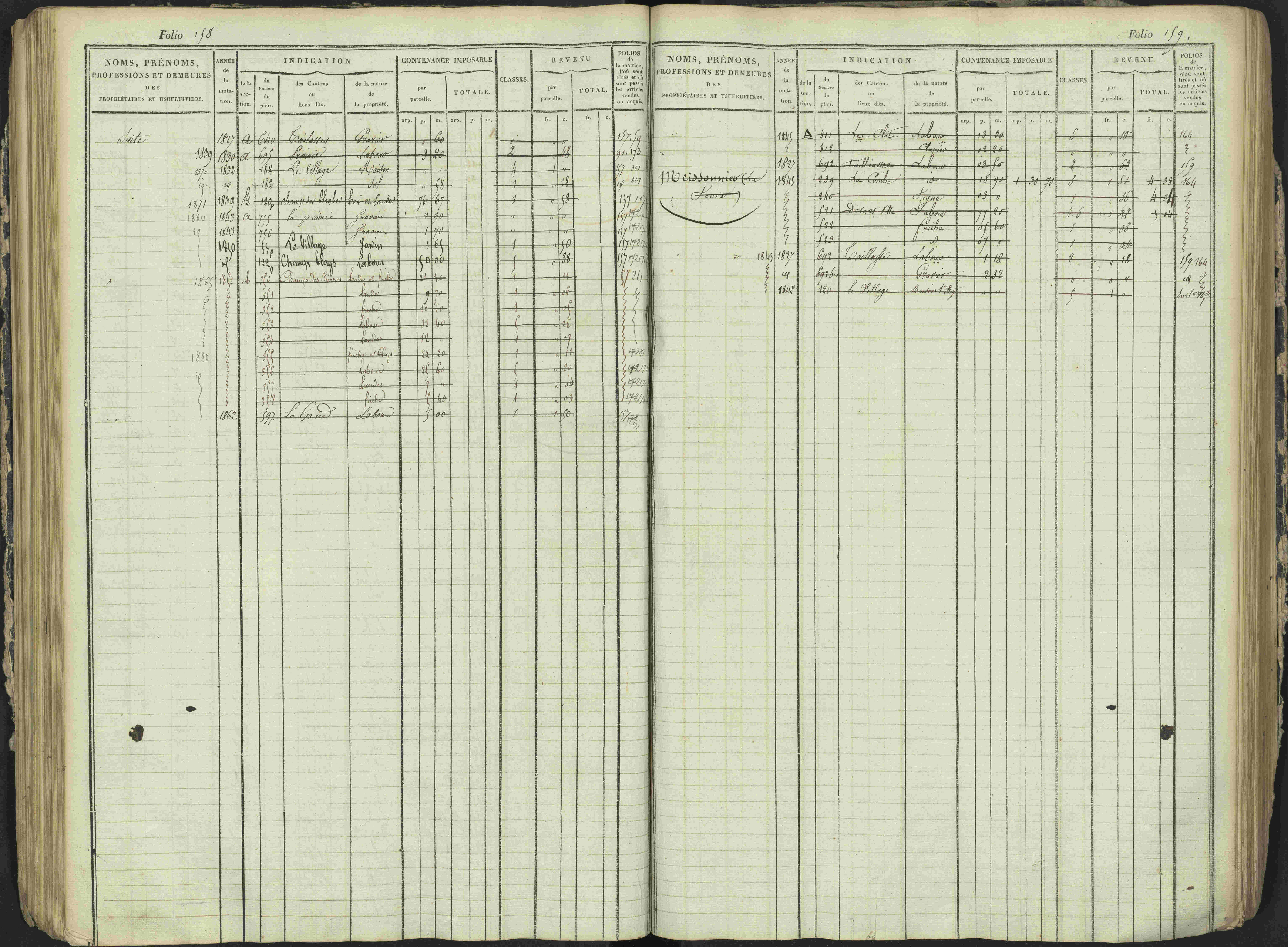 Antonaves - 3 P 137/1 - 3 P 137/1 - Matrice des propriétés foncières.