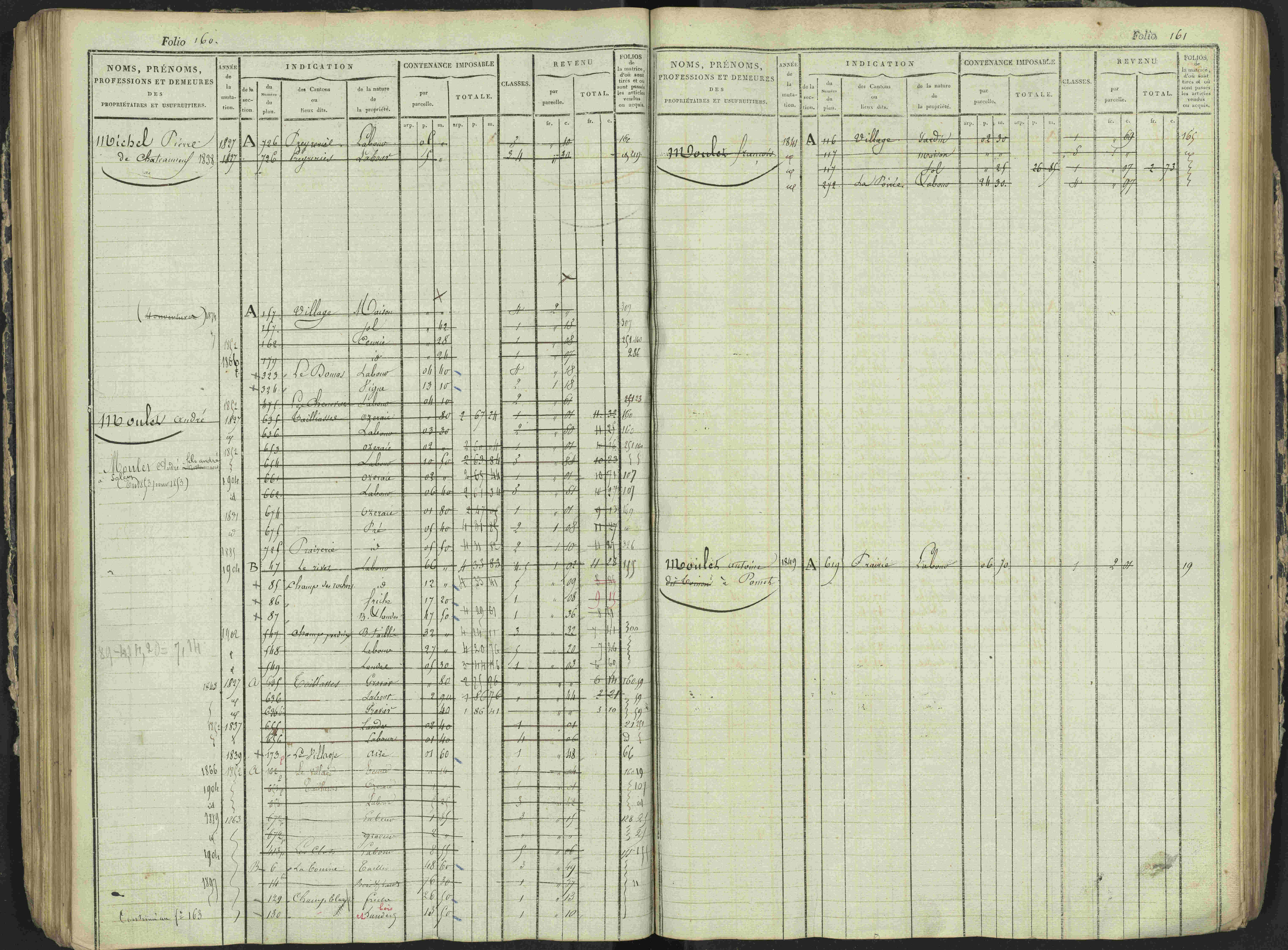 Antonaves - 3 P 137/1 - 3 P 137/1 - Matrice des propriétés foncières.