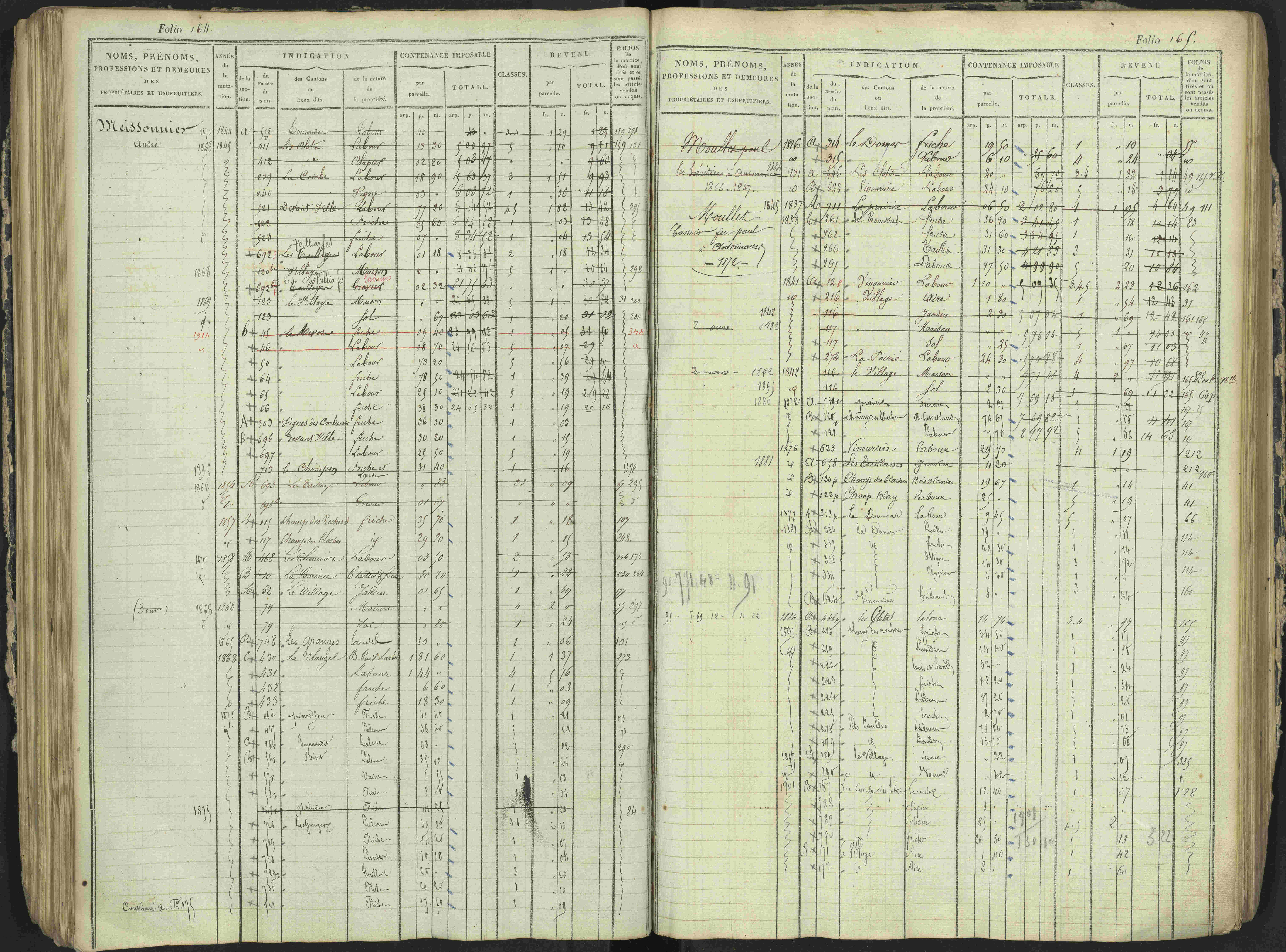 Antonaves - 3 P 137/1 - 3 P 137/1 - Matrice des propriétés foncières.
