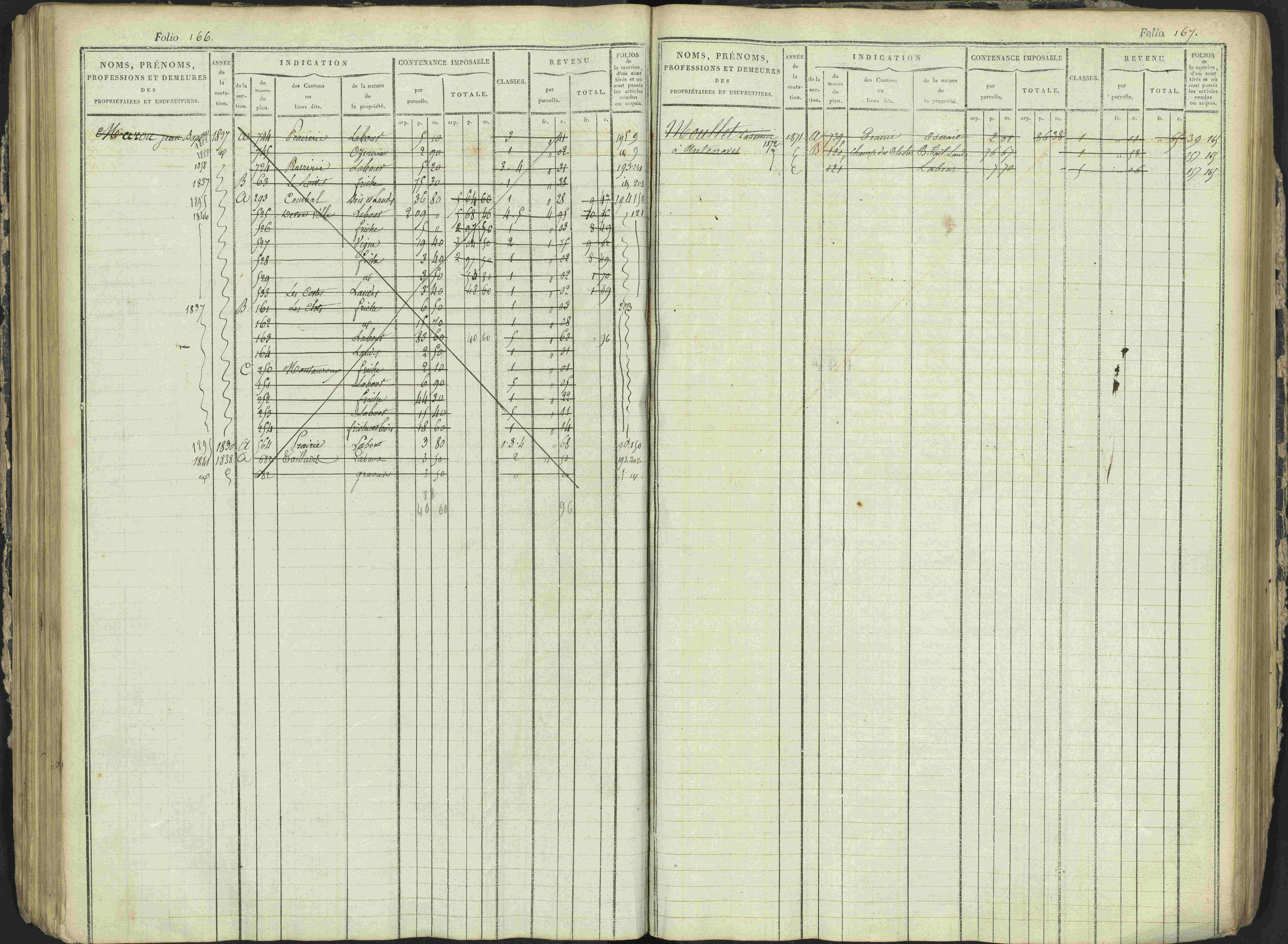 Antonaves - 3 P 137/1 - 3 P 137/1 - Matrice des propriétés foncières.