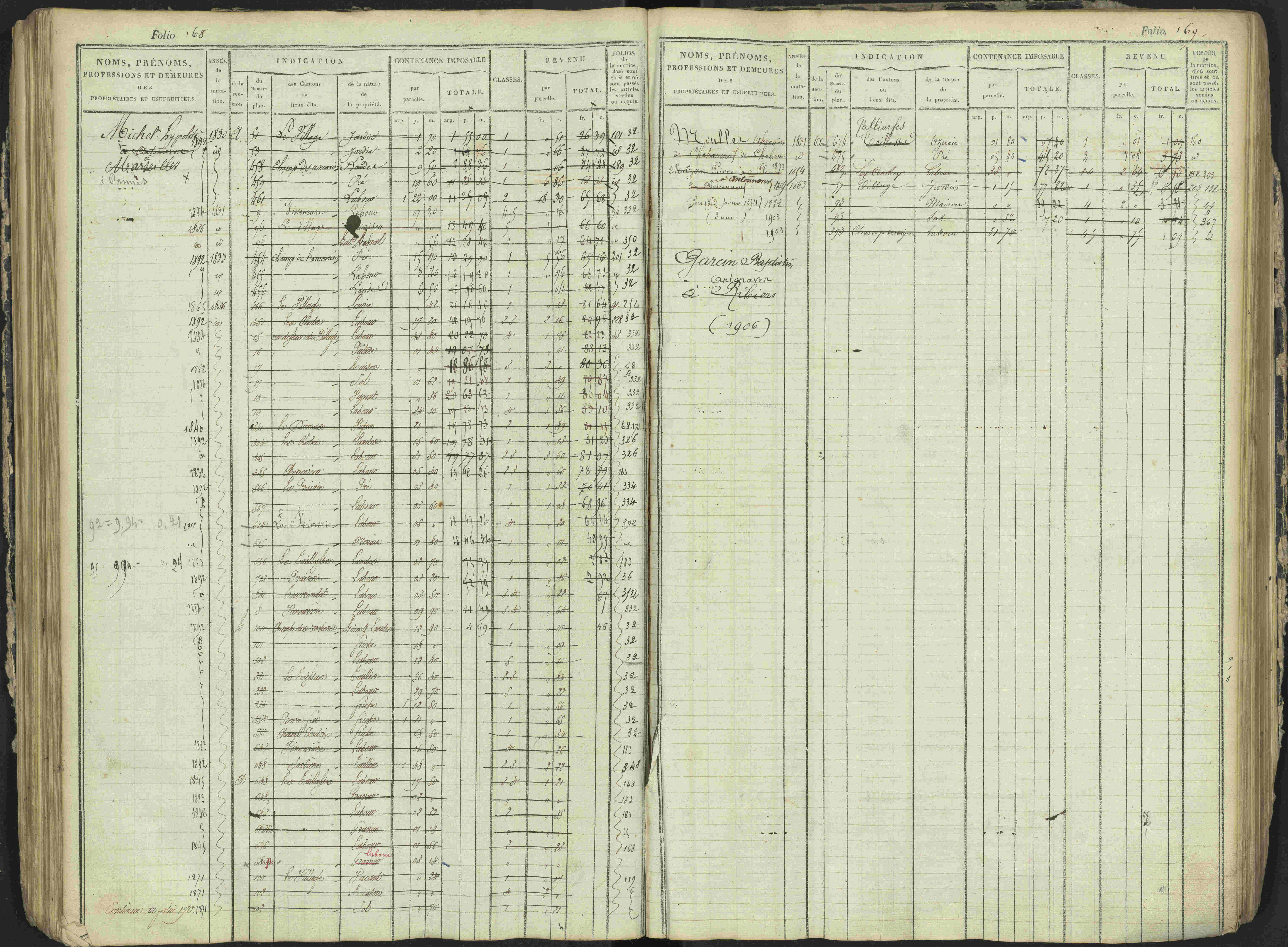 Antonaves - 3 P 137/1 - 3 P 137/1 - Matrice des propriétés foncières.