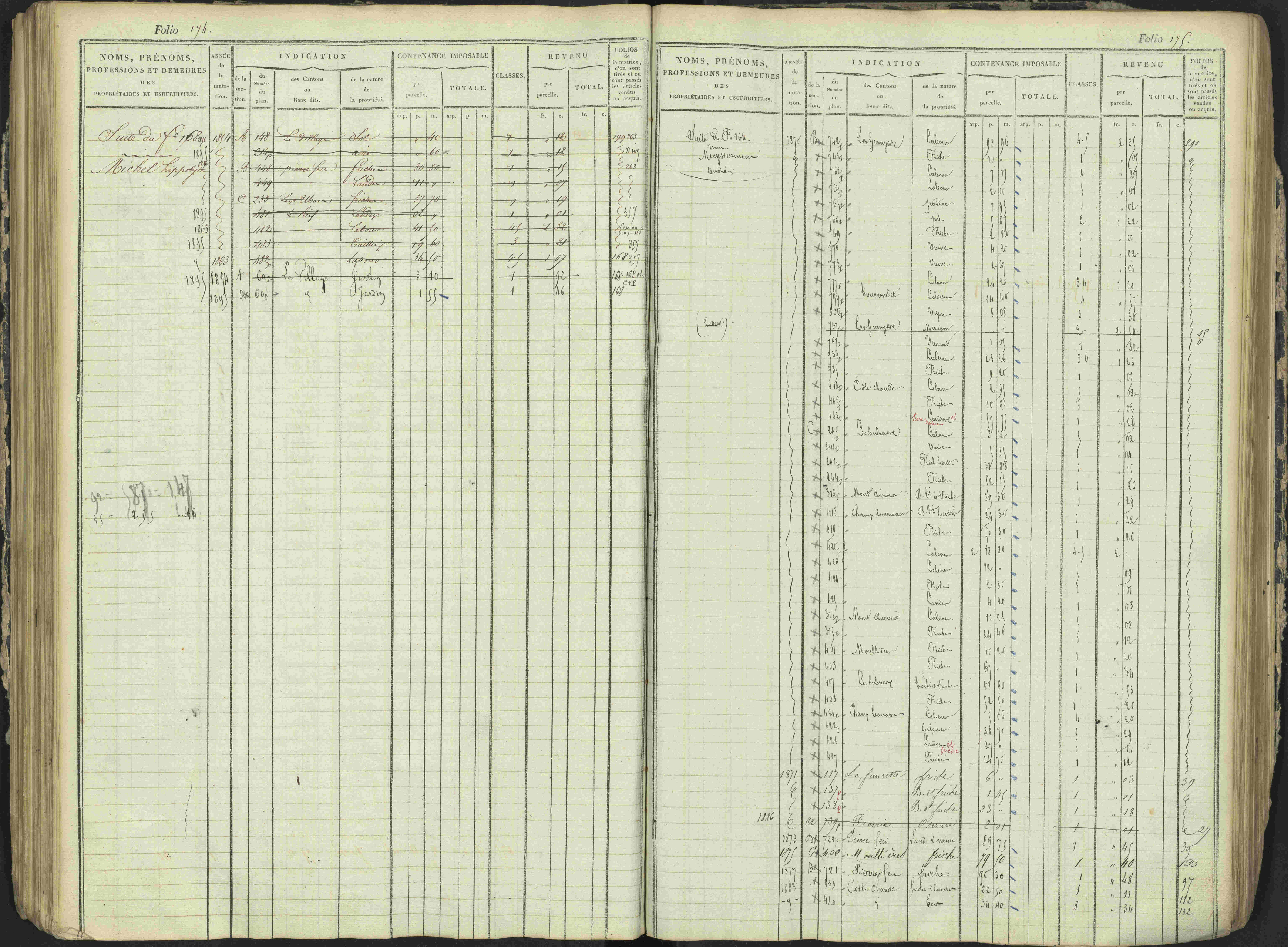 Antonaves - 3 P 137/1 - 3 P 137/1 - Matrice des propriétés foncières.