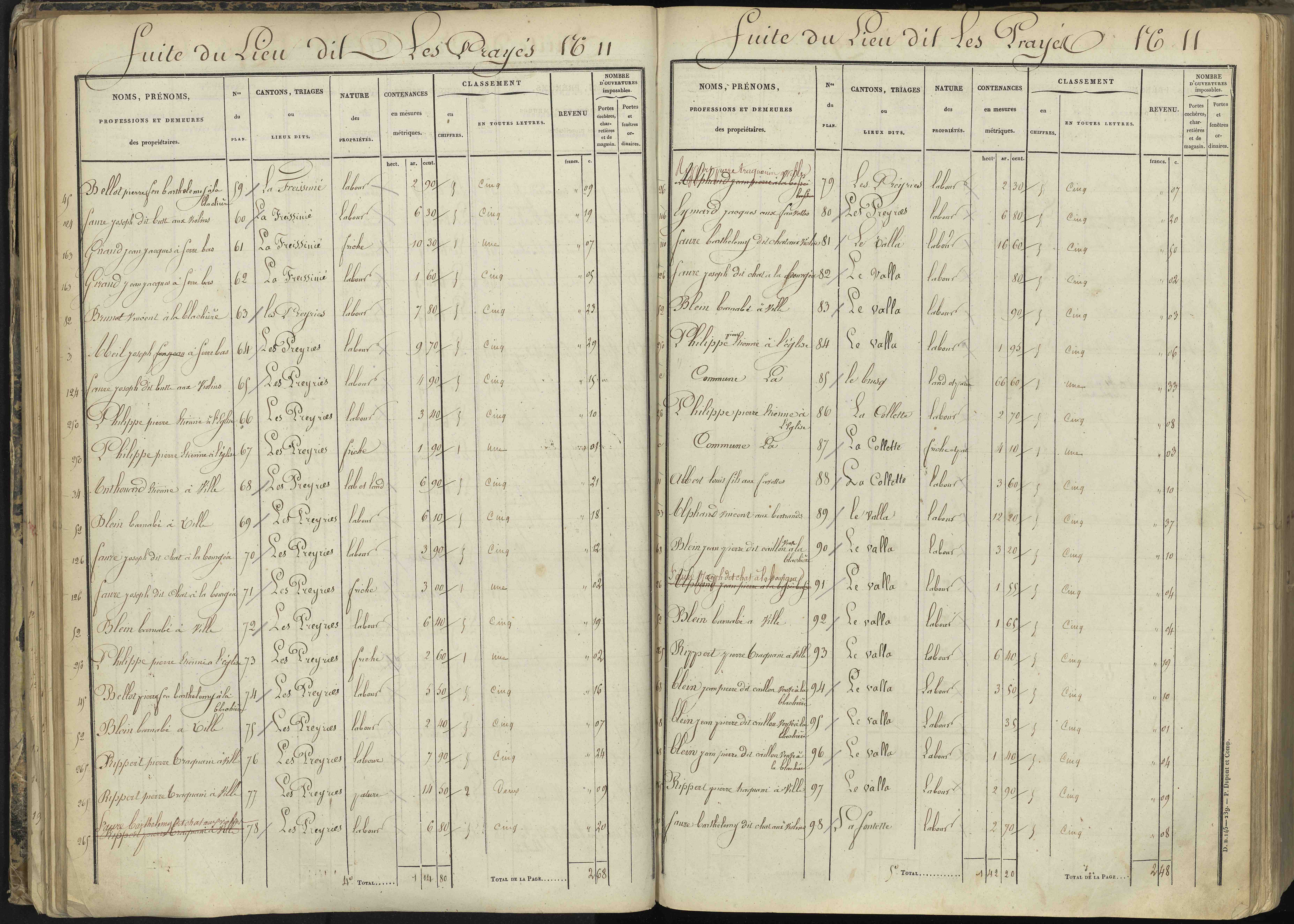 L'Argentière-la-Bessée - 3 P 143/2 - 3 P 143/2 - Section B 