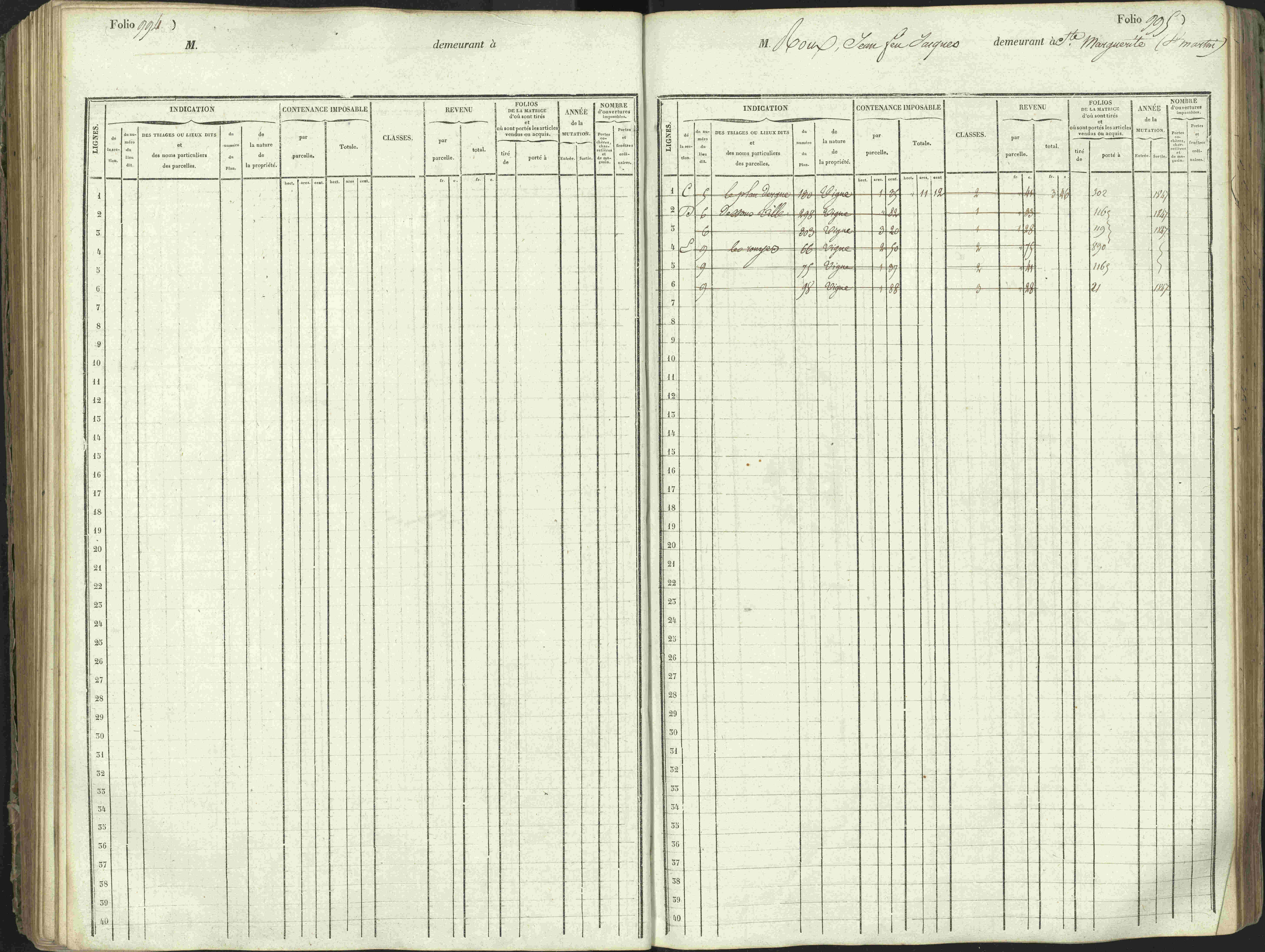 L'Argentière-la-Bessée - 3 P 146/1 - 3 P 146/1 - Matrice, folios 701-1420. 