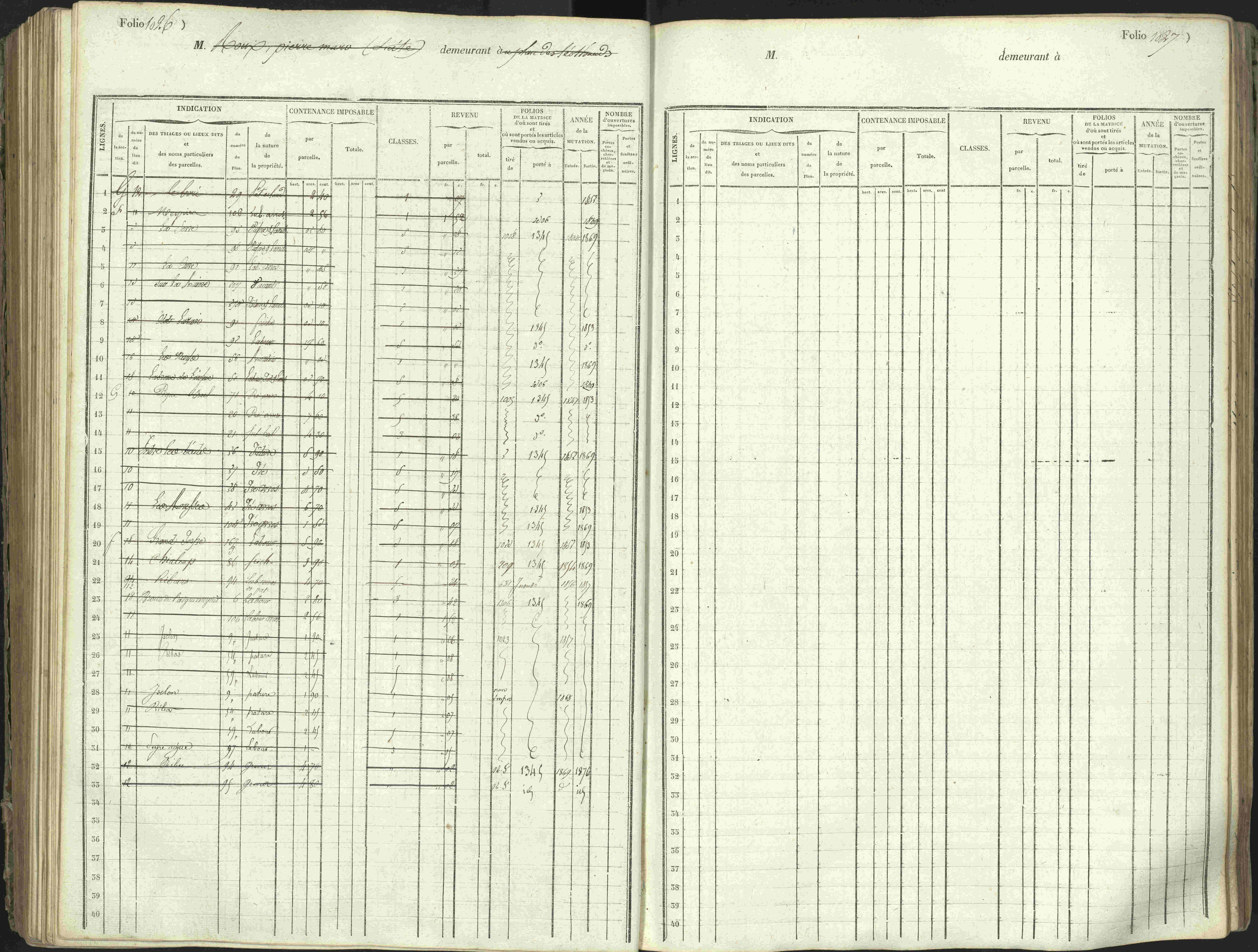L'Argentière-la-Bessée - 3 P 146/1 - 3 P 146/1 - Matrice, folios 701-1420. 